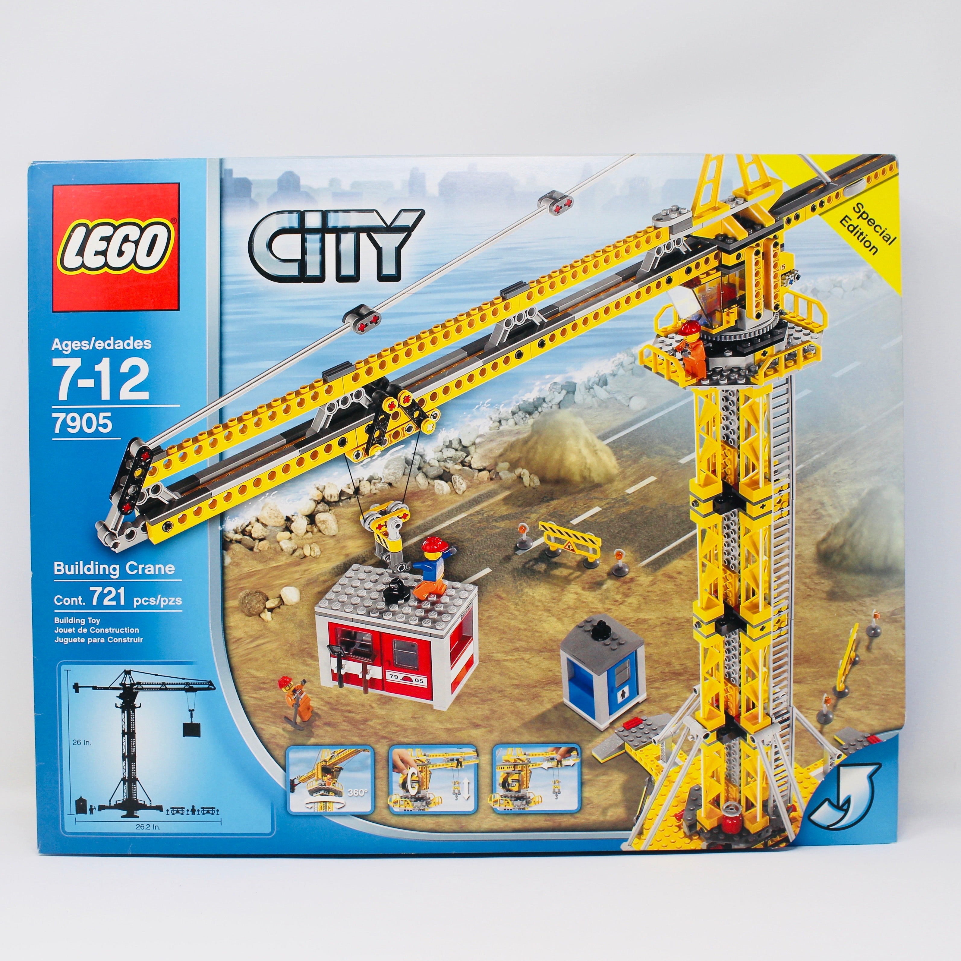 Retired Set 7905 City Building Crane