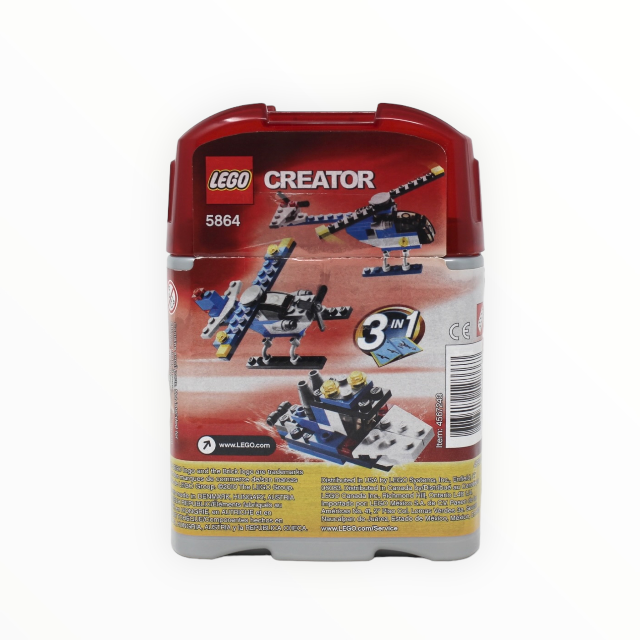 Certified Used Set 5864 Creator Mini Helicopter