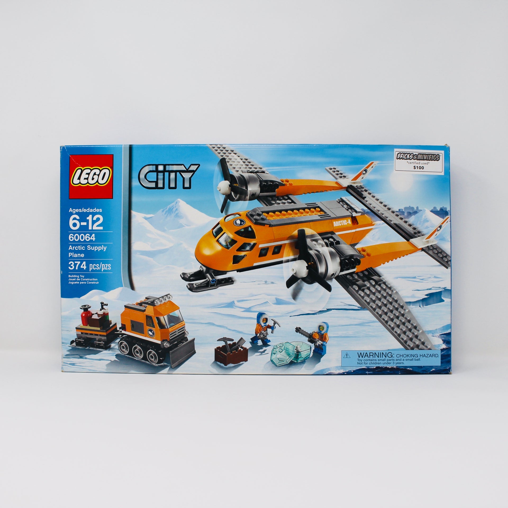 Certified Used Set 60064 City Arctic Supply Plane (2014)