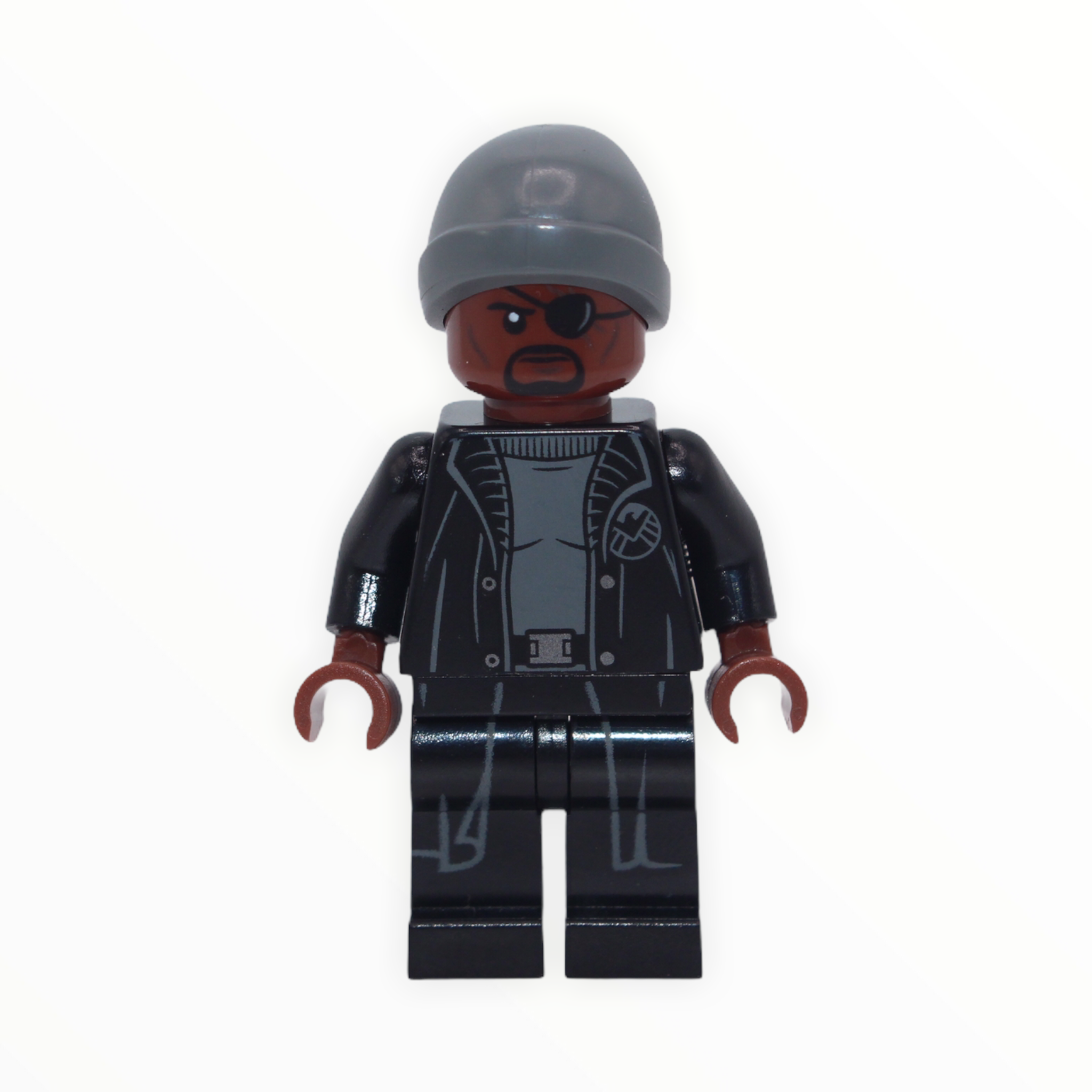 Nick Fury (coat, badge, beanie)