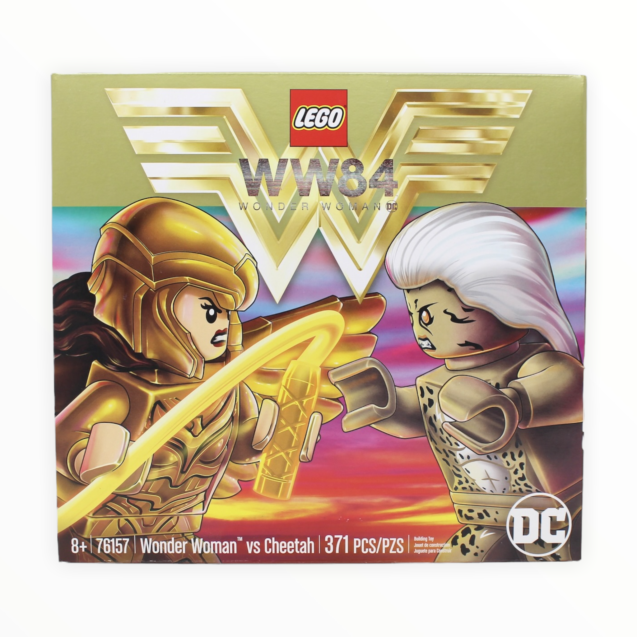 Retired Set 76157 DC Super Heroes Wonder Woman vs Cheetah