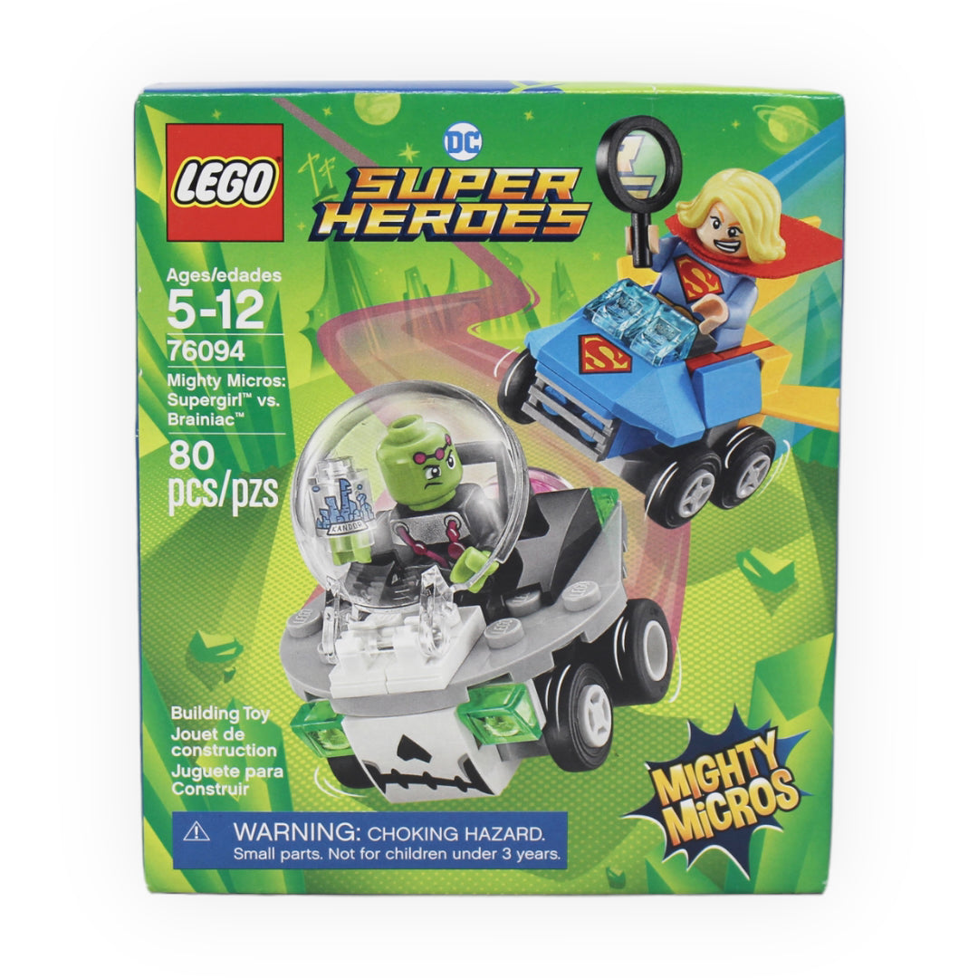 Retired Set 76094 DC Super Heroes Mighty Micros: Supergirl vs. Brainiac