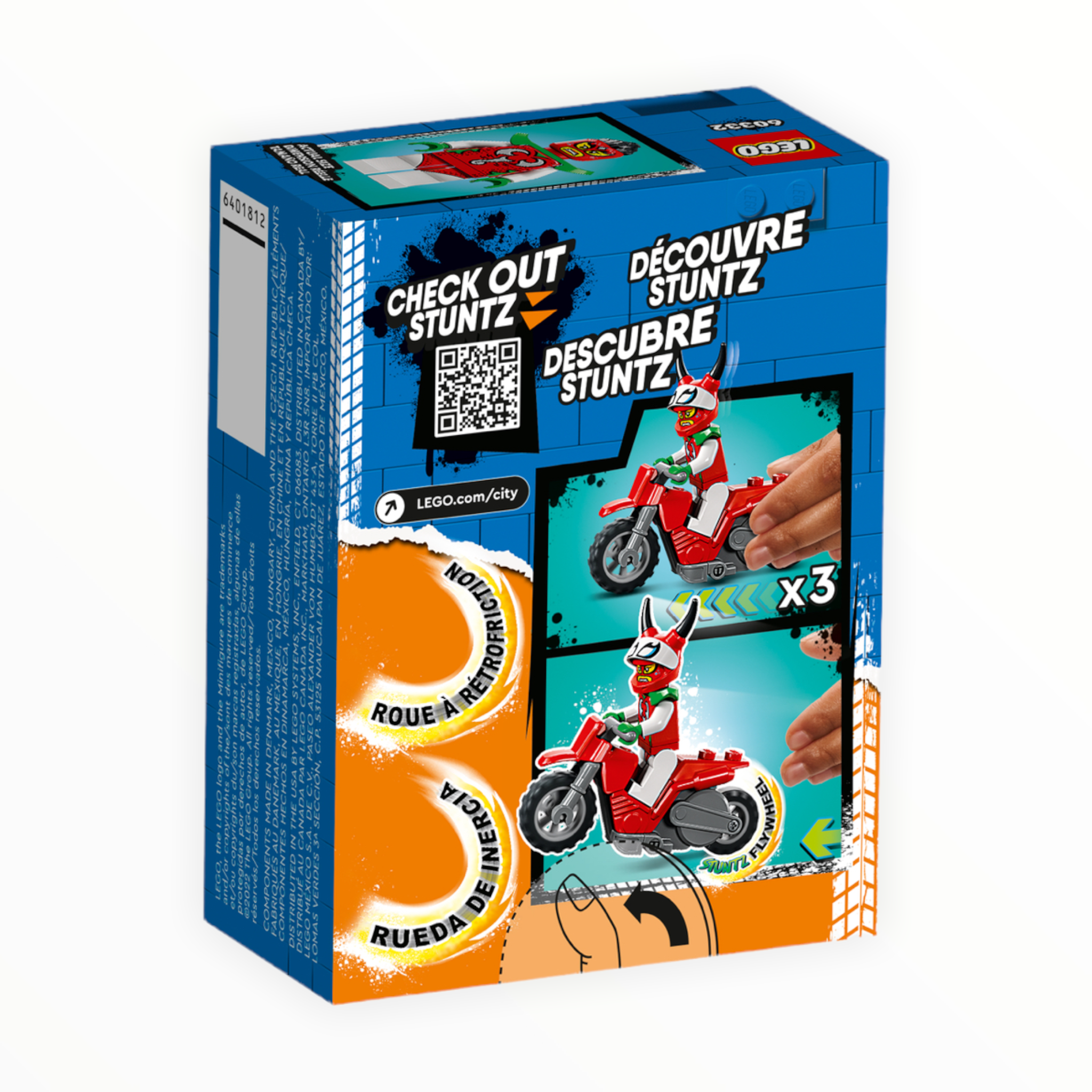 60332 City Reckless Scorpion Stunt Bike