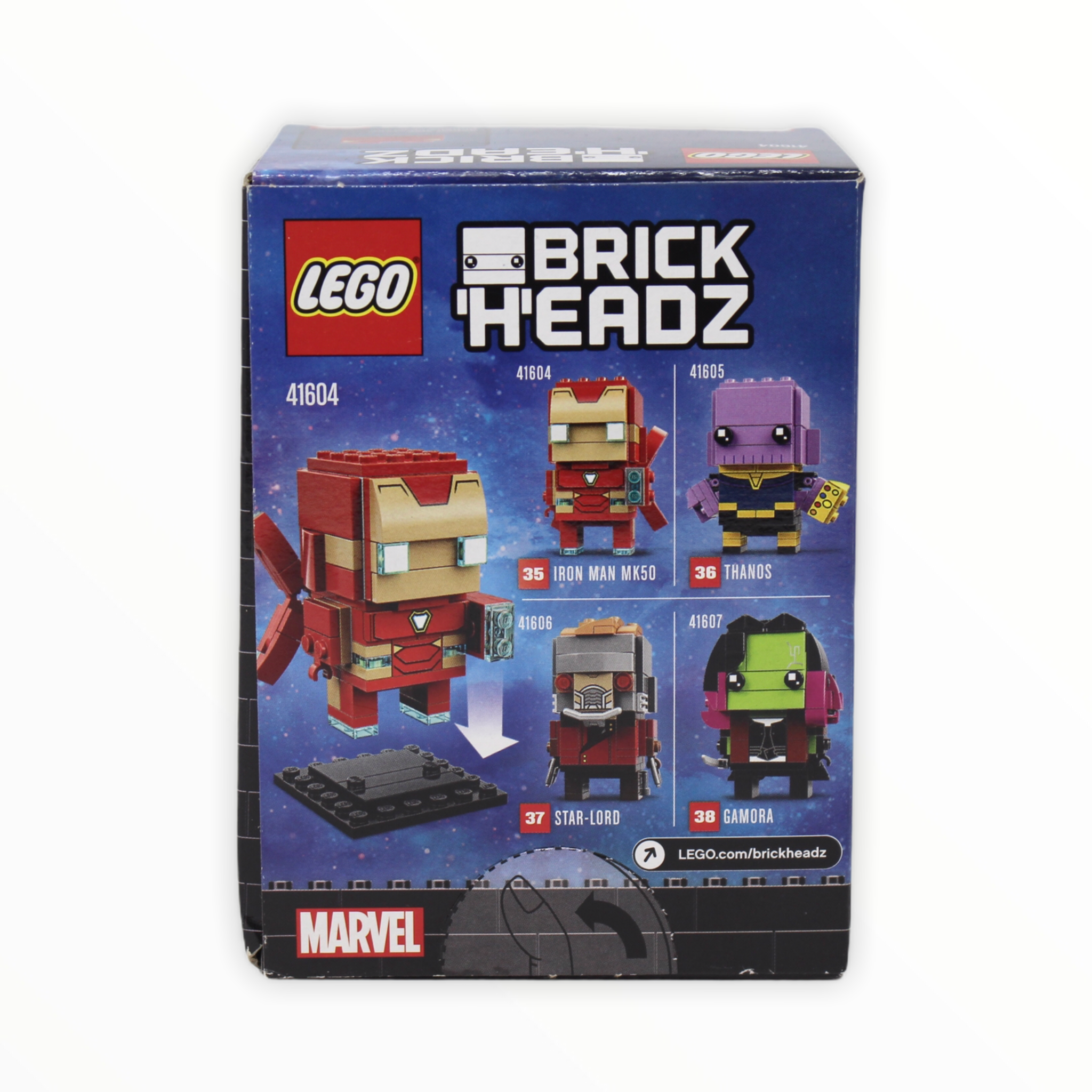 Retired Set 41604 Marvel BrickHeadz Iron Man MK50
