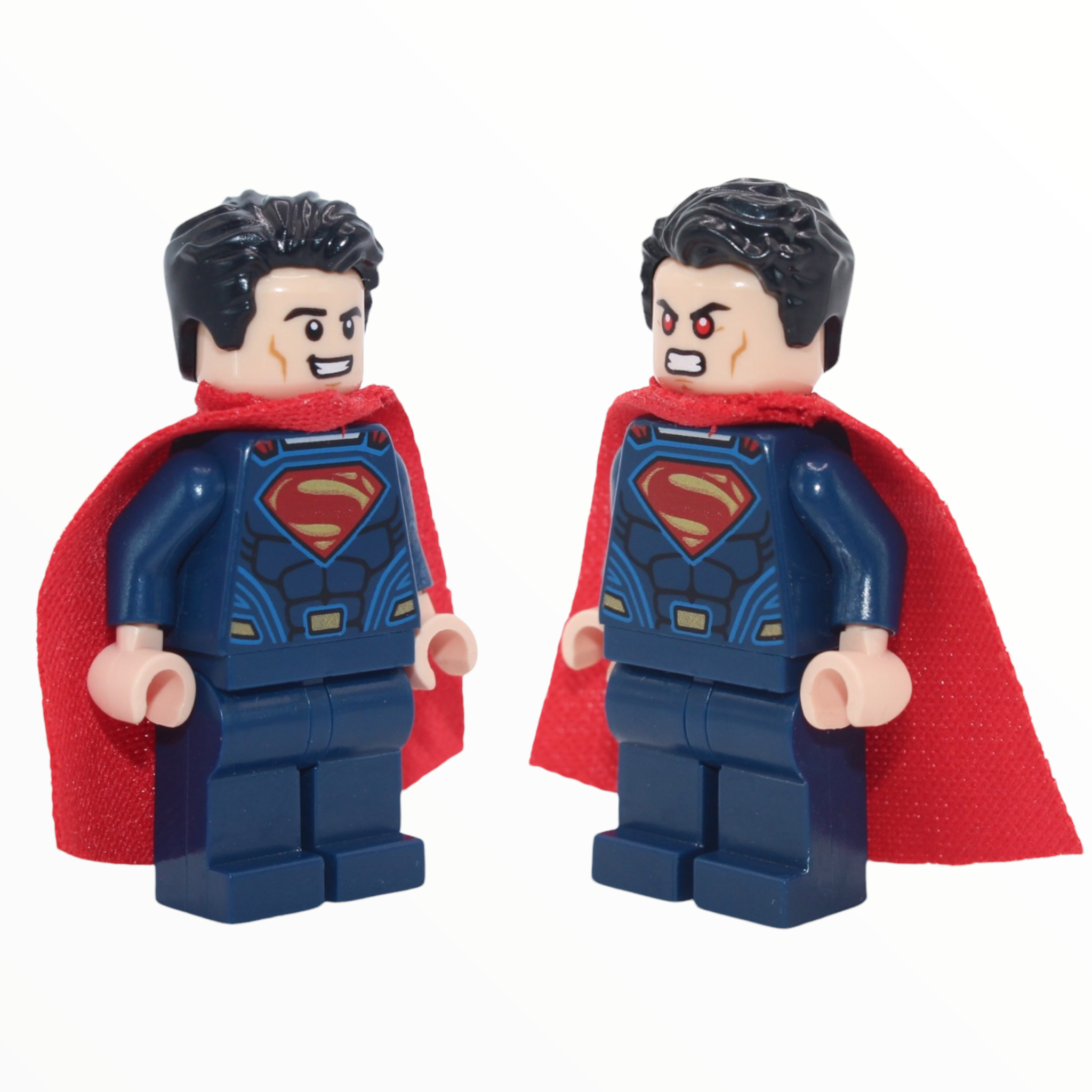 Superman (Dawn of Justice, spongy cape, smile / red eyes)