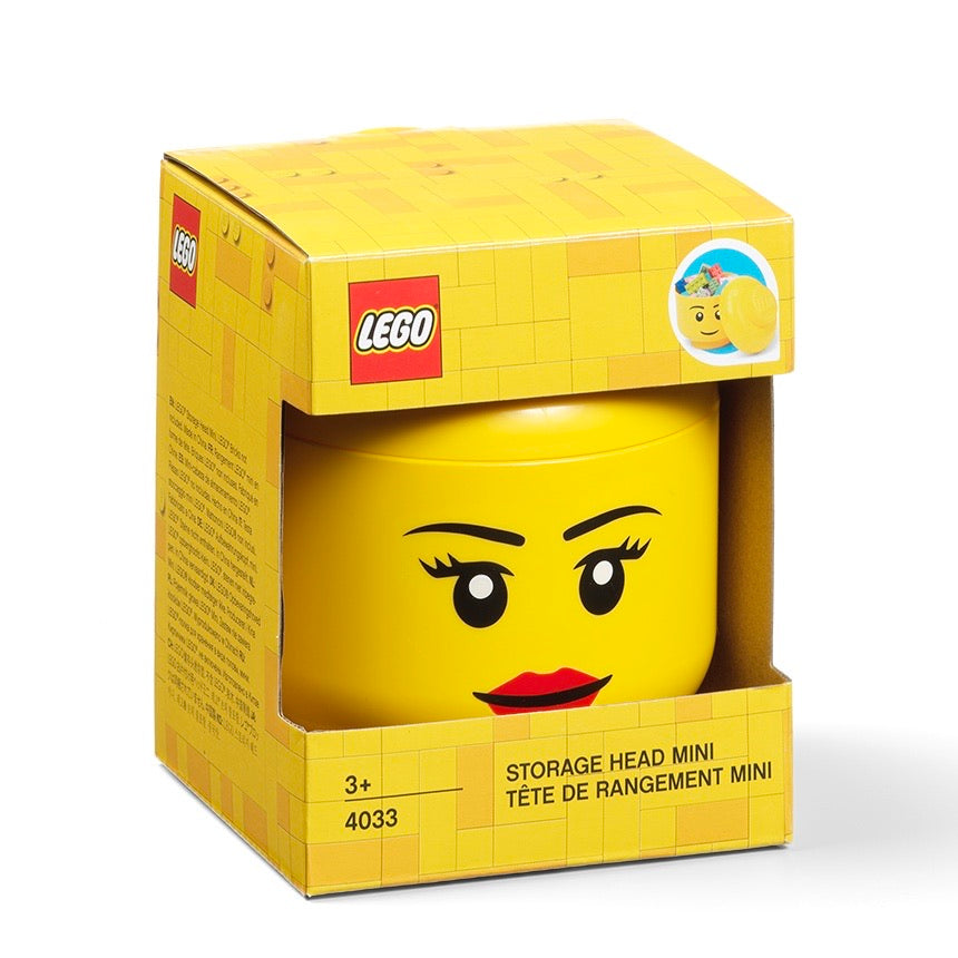 Mini LEGO Girl Storage Head