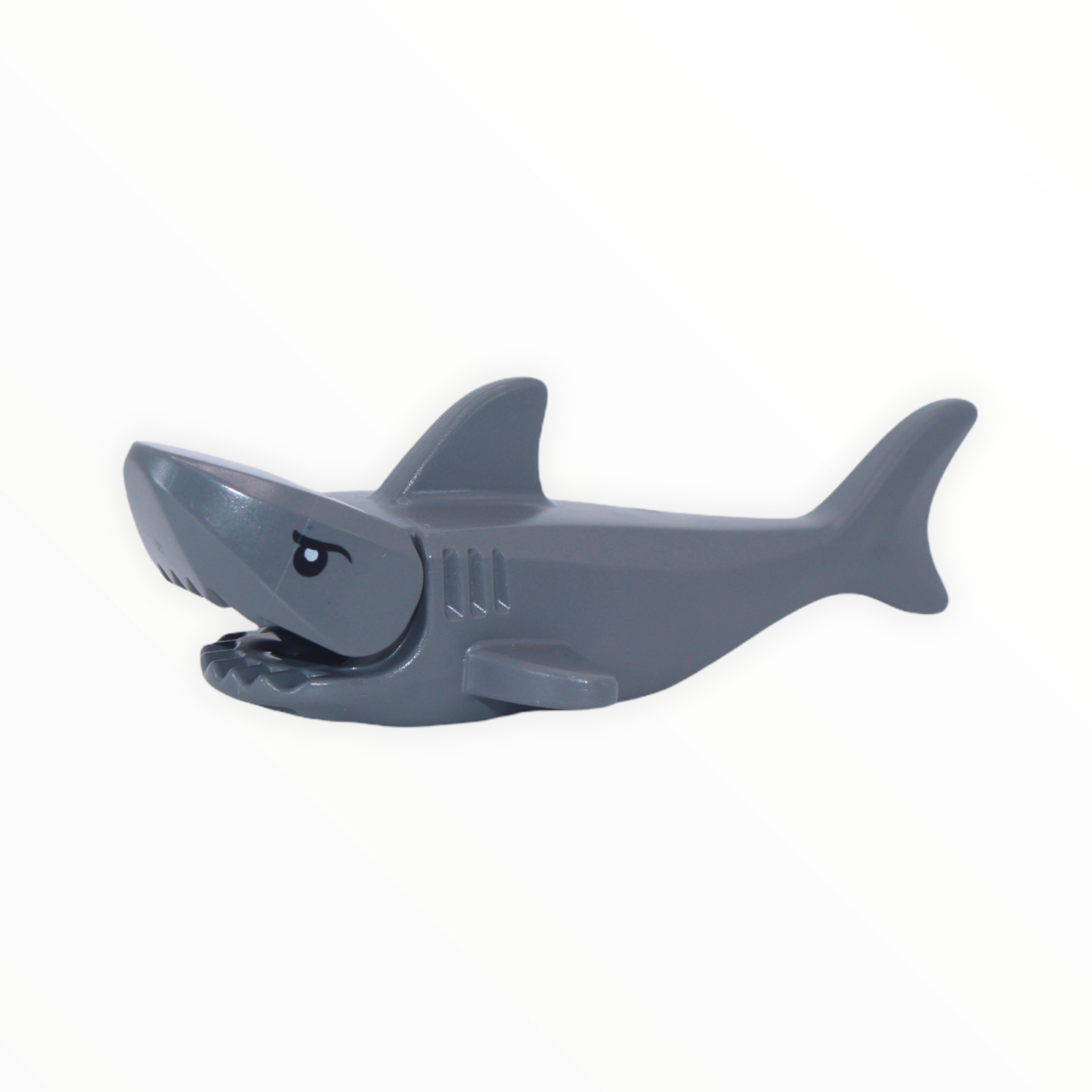 Dark Bluish Grey Shark (printed eyes, gills)