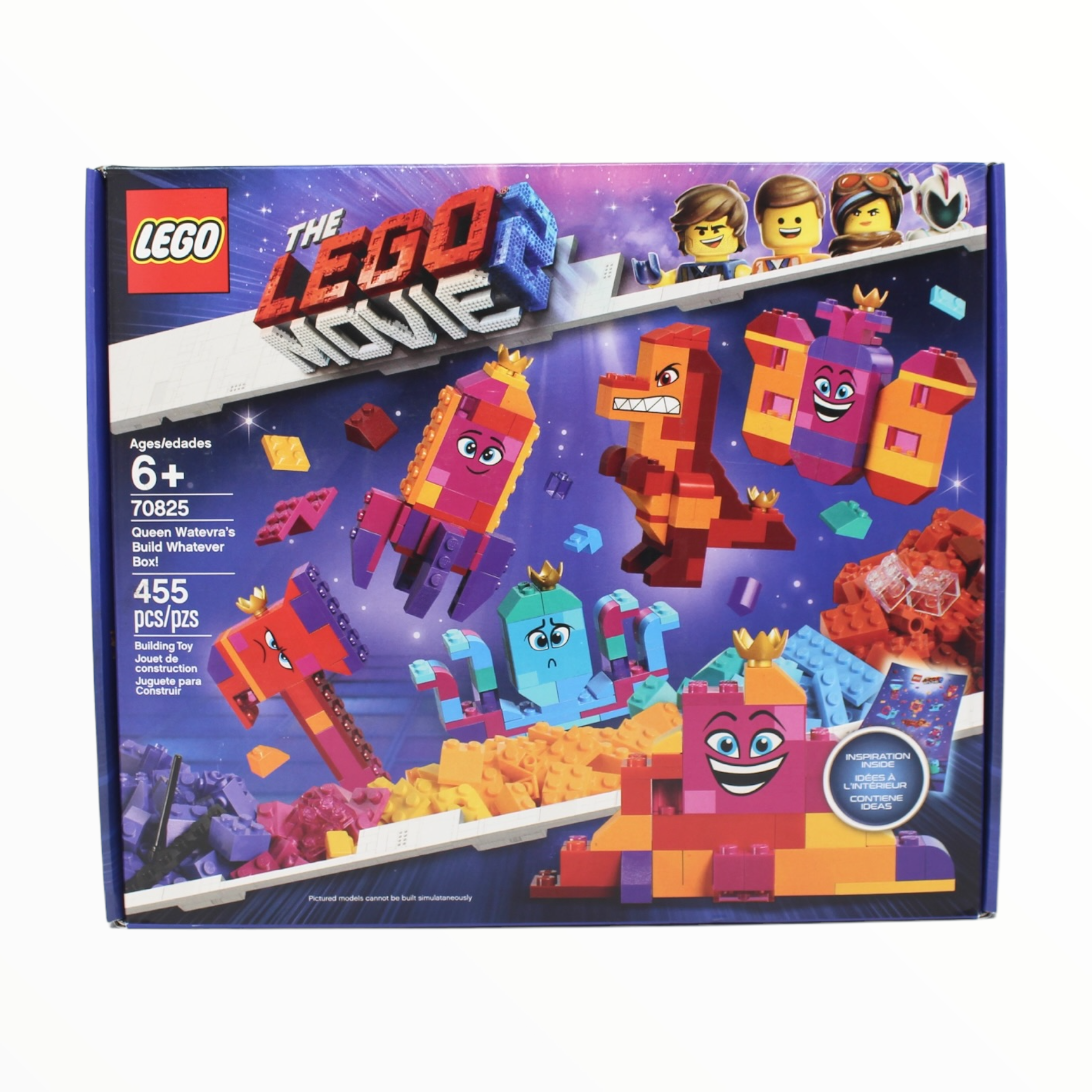 Retired Set 70825 The LEGO Movie 2 Queen Watevra’s Build Whatever Box!