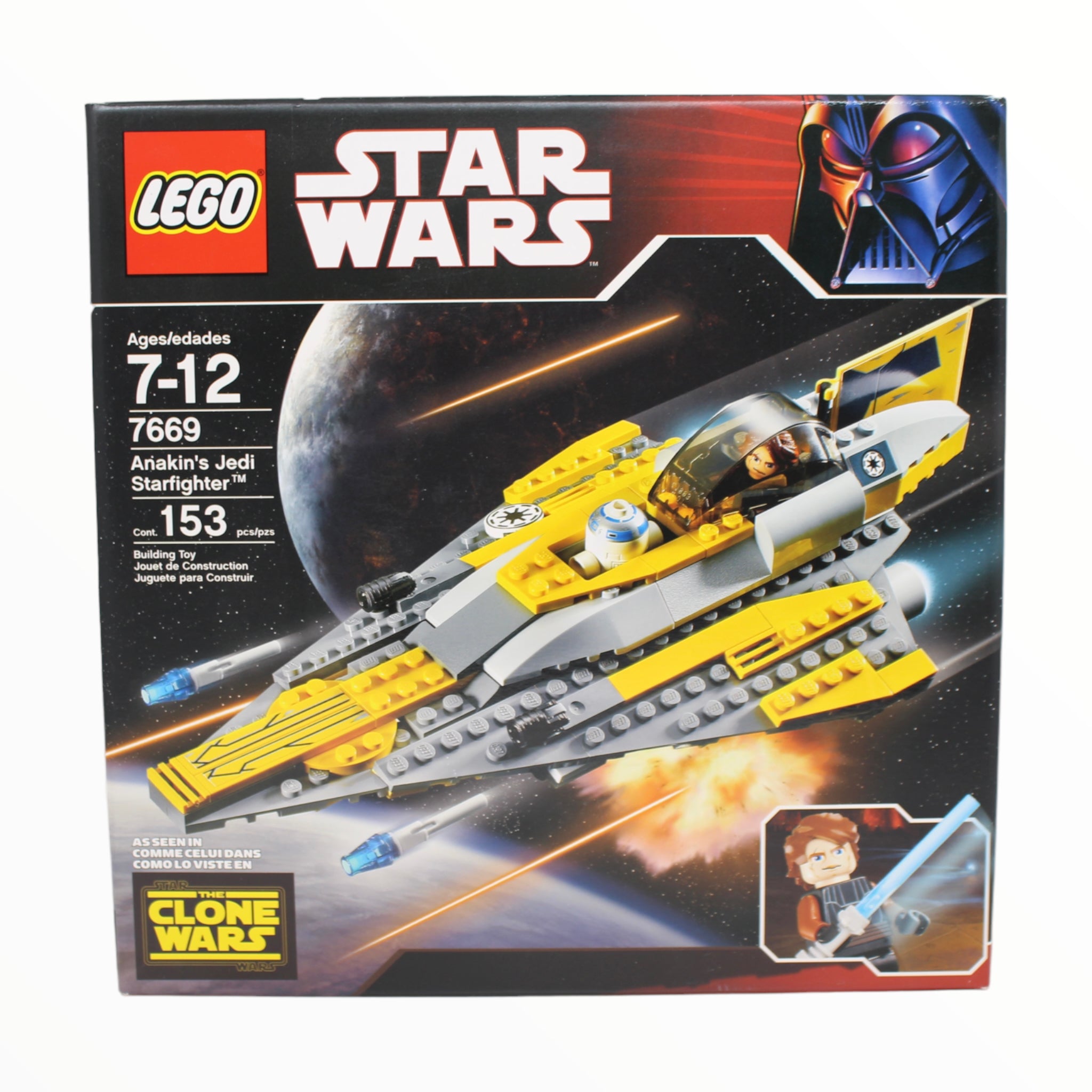 Retired Set 7669 Star Wars Anakin's Jedi Starfighter