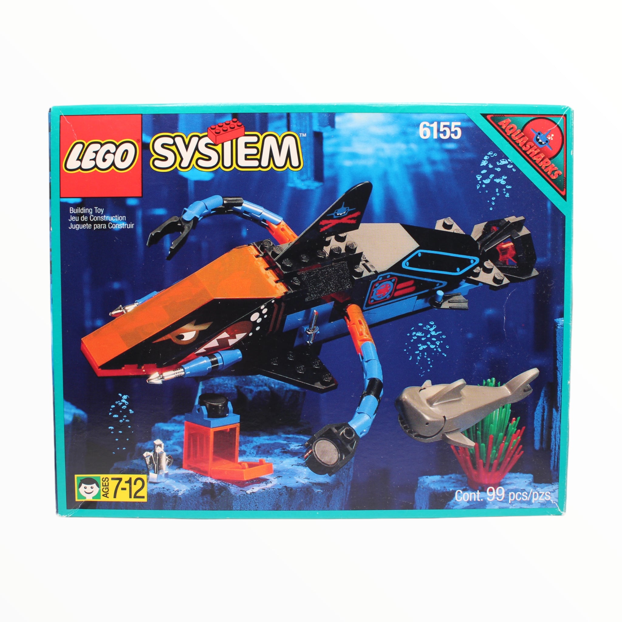 Certified Used Set 6155 Aquasharks Deep Sea Predator