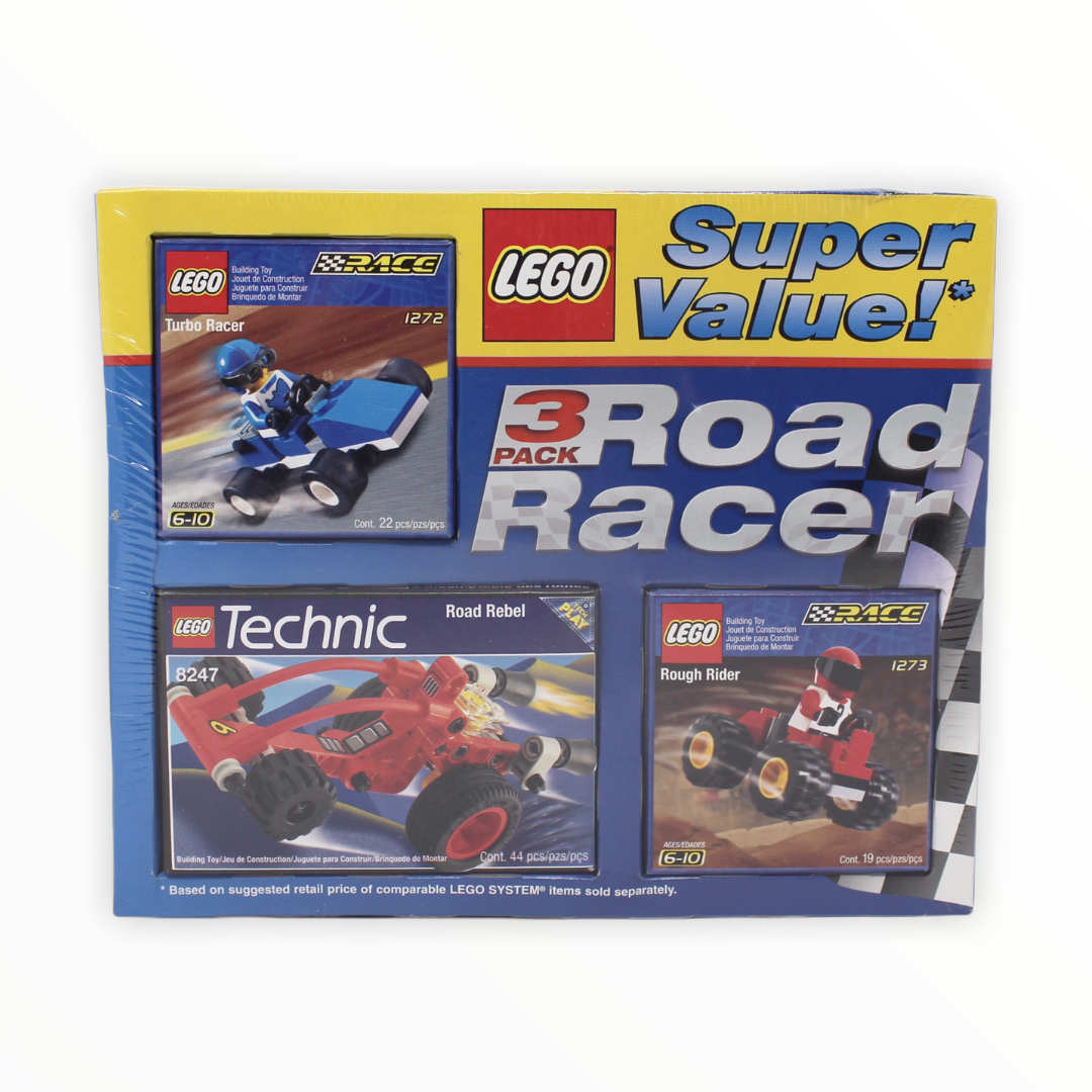 Retired Sets 1272, 1273, 8247 LEGO Extreme Race Team Extreme Value Pack