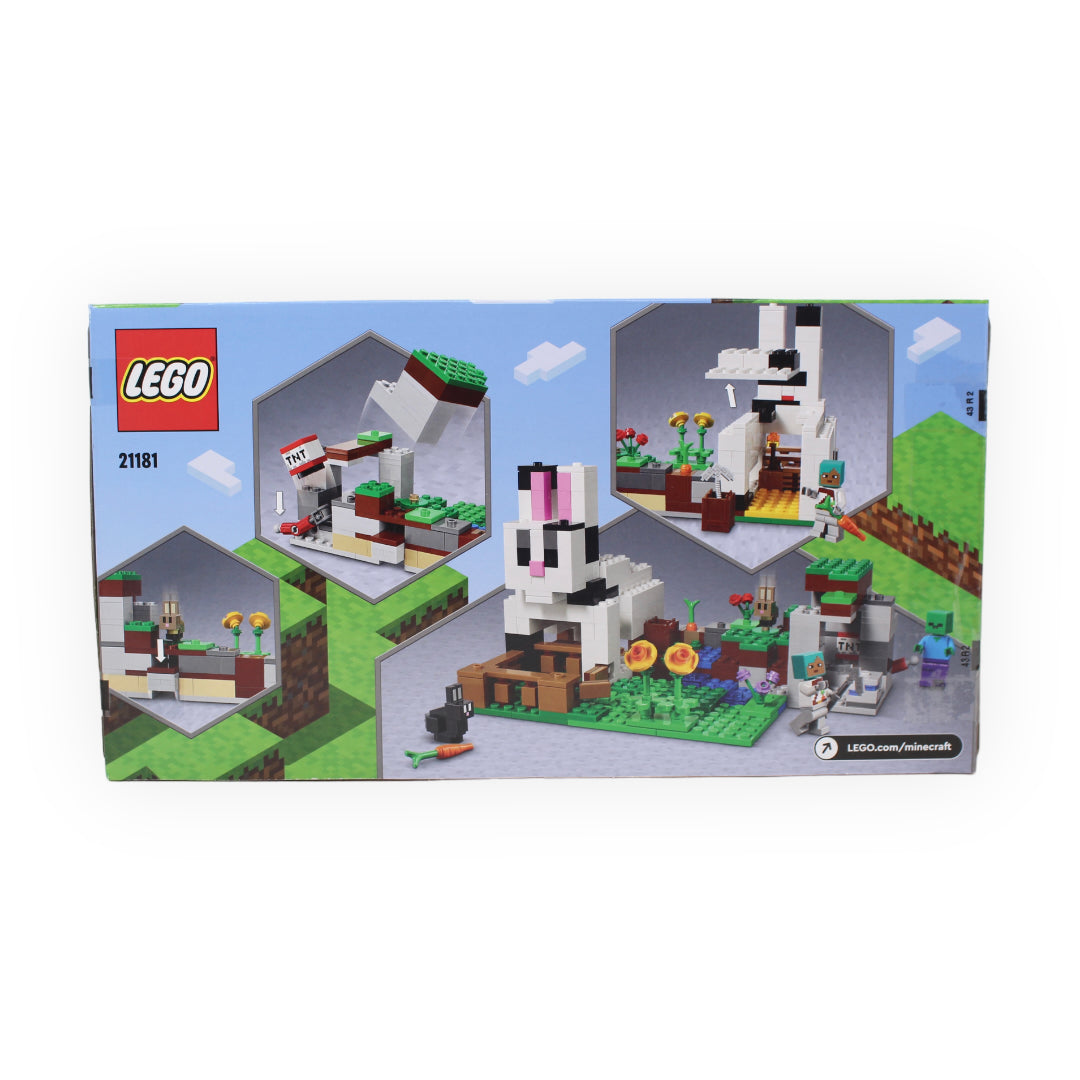 Certified Used Set 21181 Minecraft The Rabbit Ranch