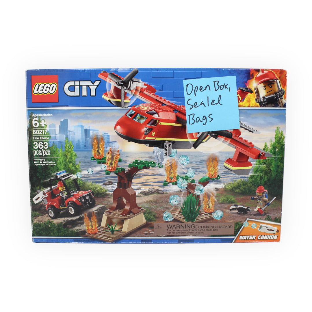 Certified Used Set 60217 City Fire Plane (open box, sealed bags)