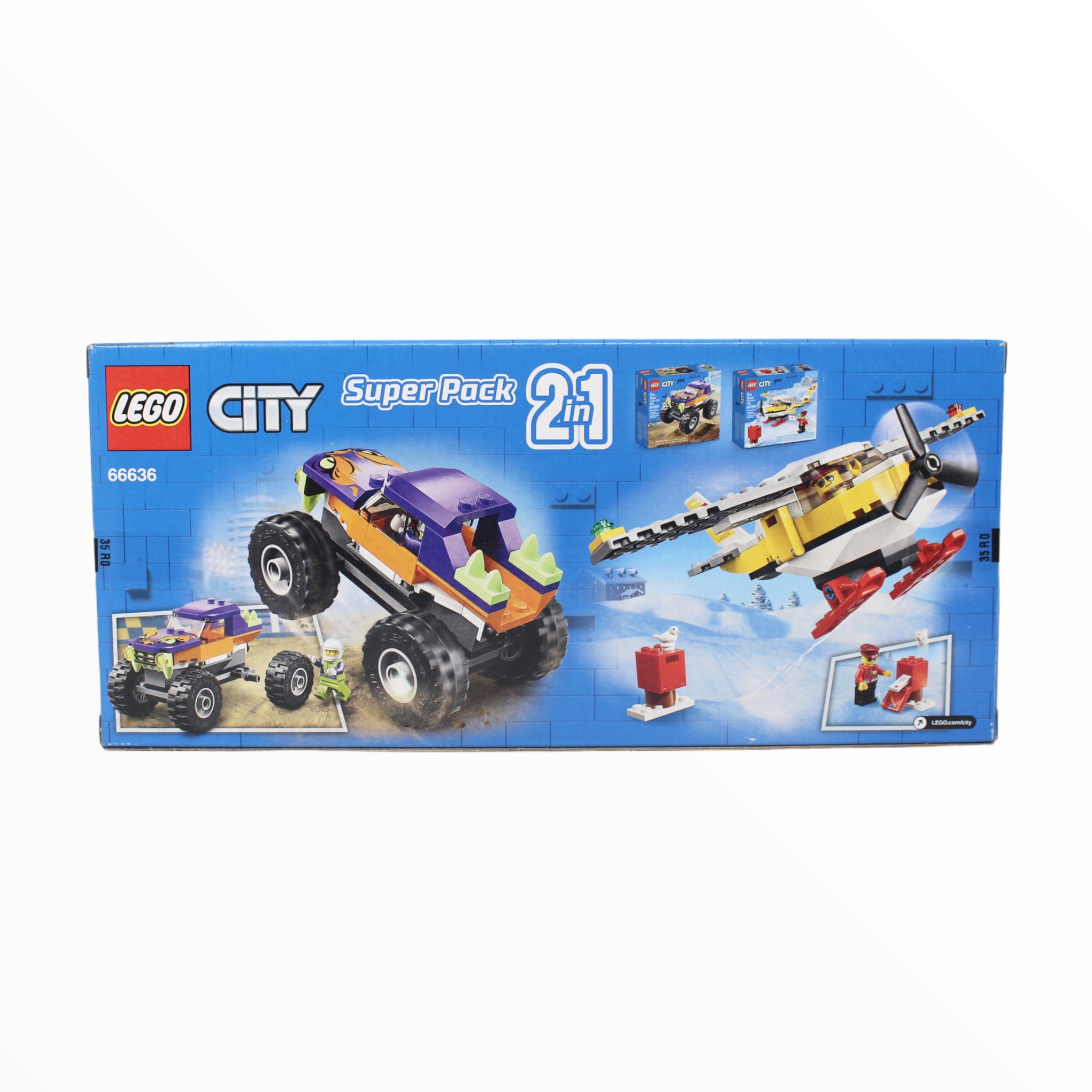 Retired Set 66636 City Bundle Super Pack 2 in 1 (Sets 60250 and 60251)