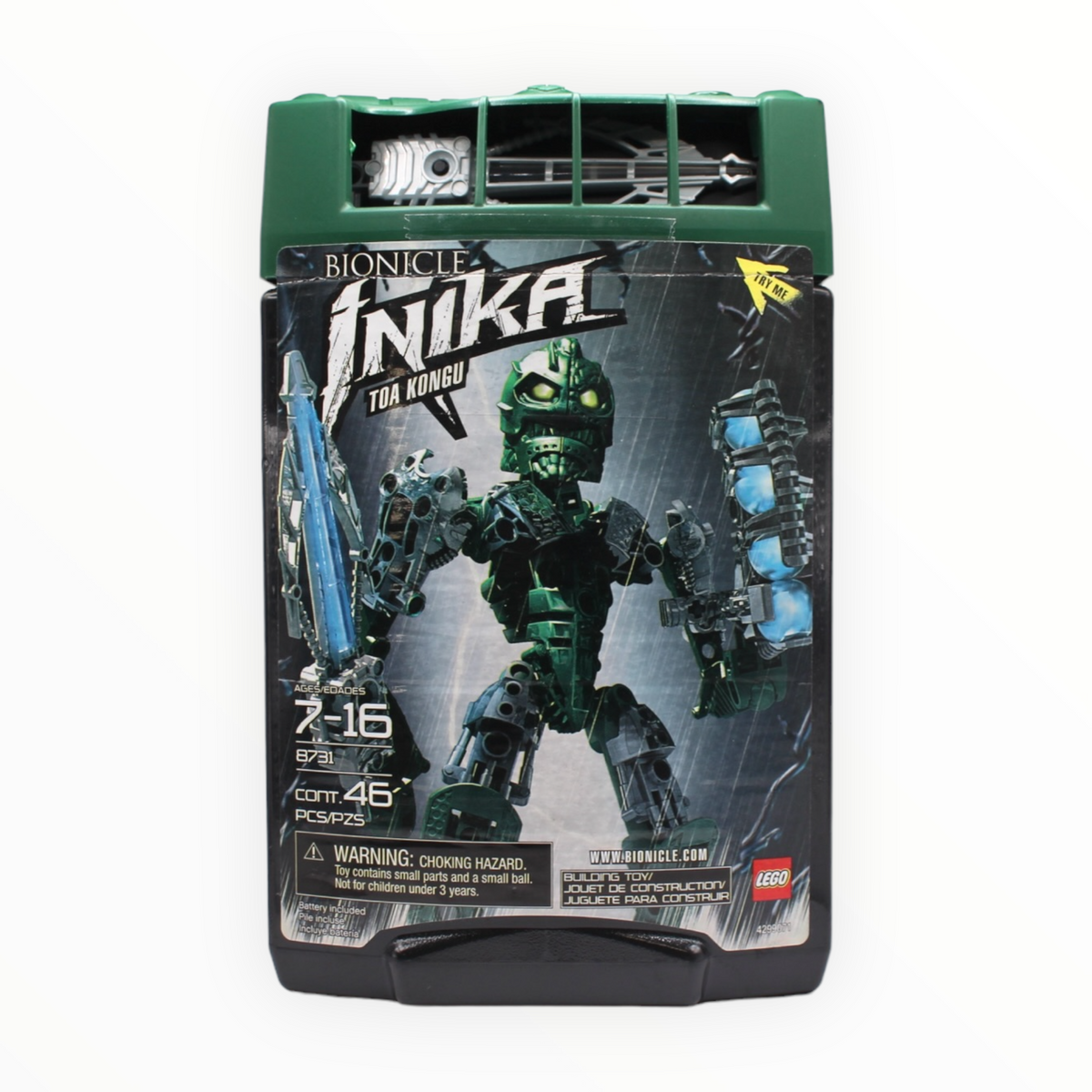 Toa Inika Combinder Certified Used Set 8731 Bionicle Toa Kongu Inika