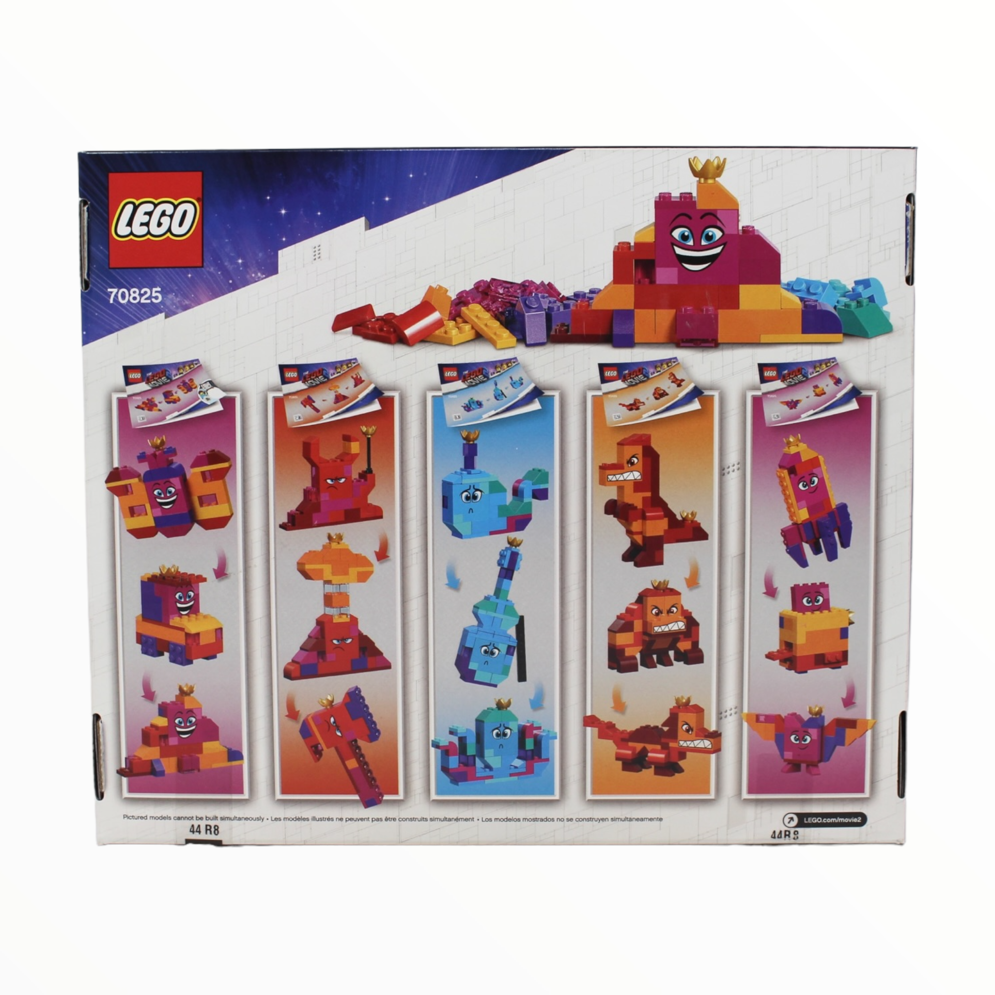 Retired Set 70825 The LEGO Movie 2 Queen Watevra’s Build Whatever Box!