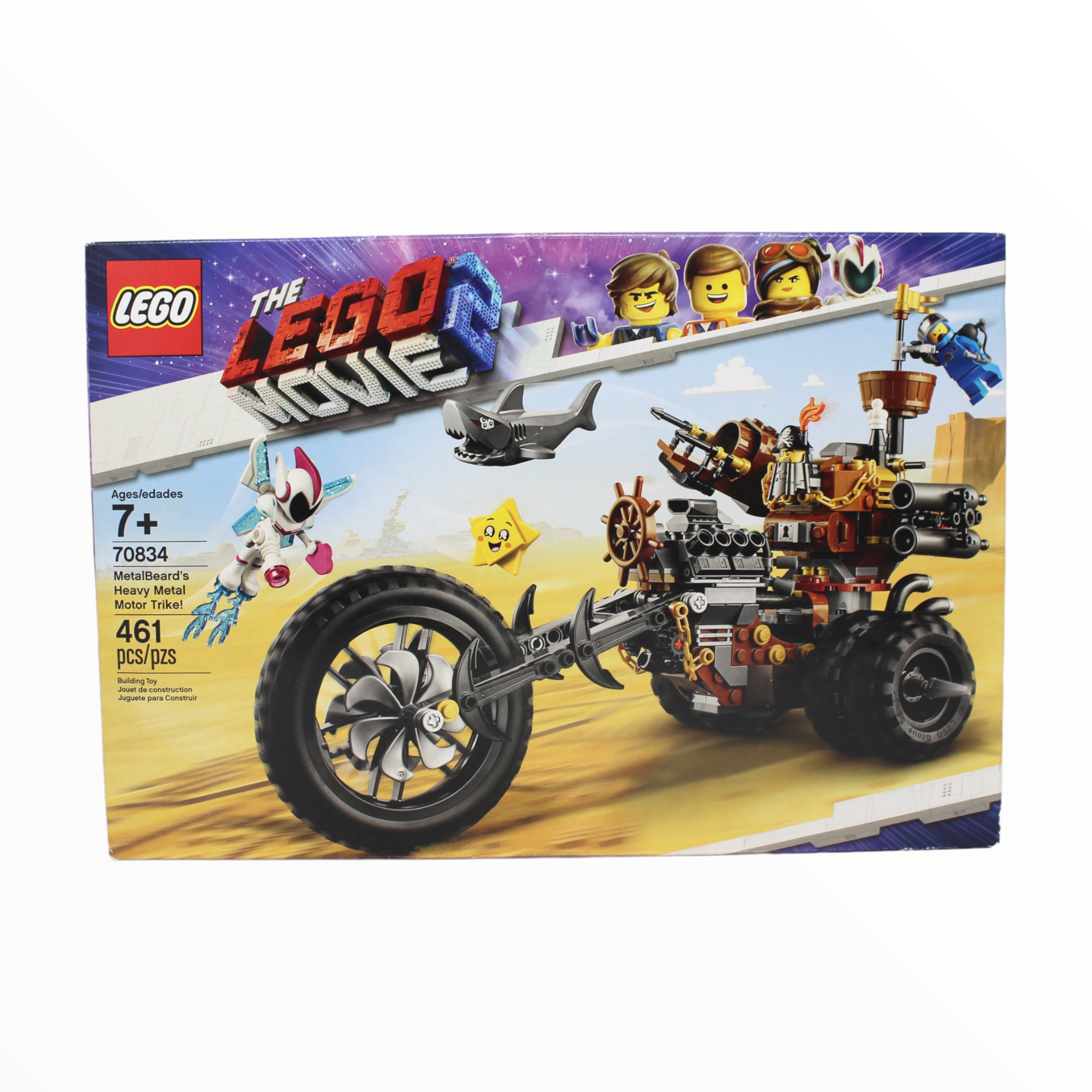Retired Set 70834 The LEGO Movie 2 MetalBeard’s Heavy Metal Motor Trike!