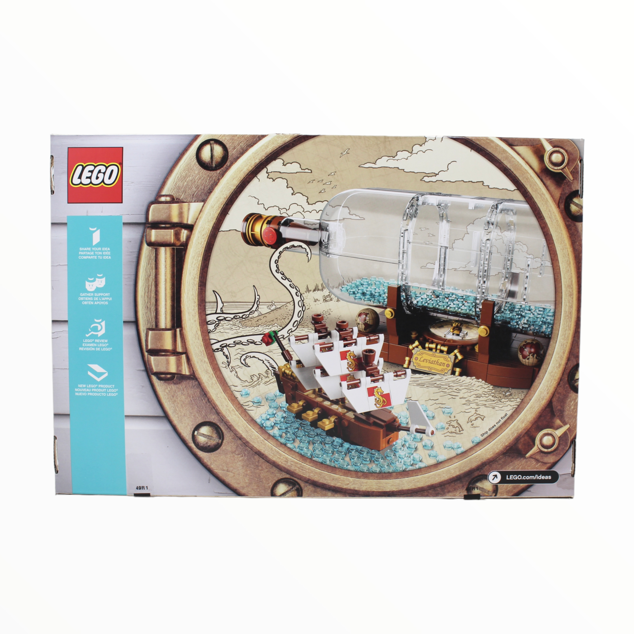 Retired Set 92177 LEGO Ideas Ship in a Bottle (reissue ver.)