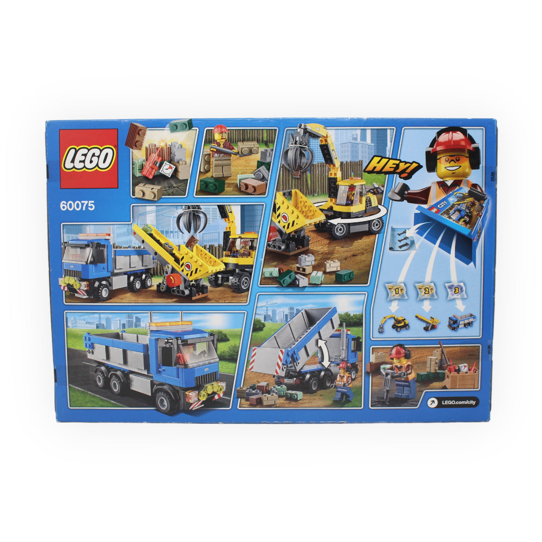 Retired Set 60075 City Excavator and Truck