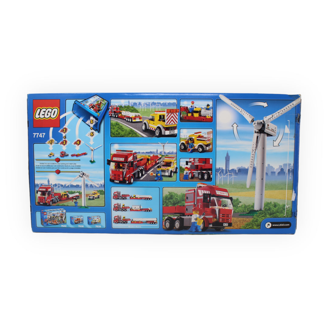 Certified Used Set 7747 City Wind Turbine Transport
