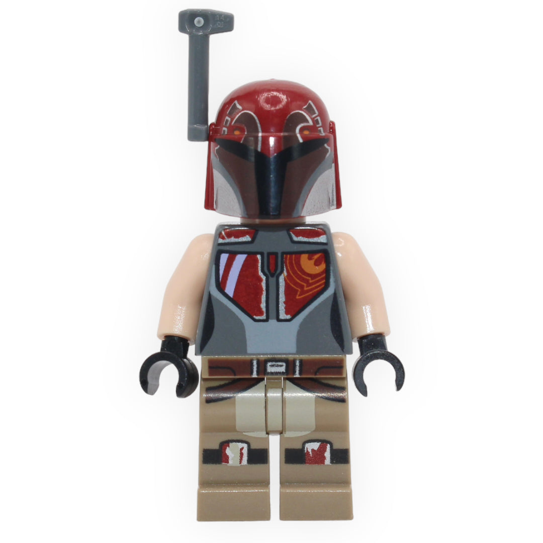 Sabine Wren (dark red helmet, light nougat arms)