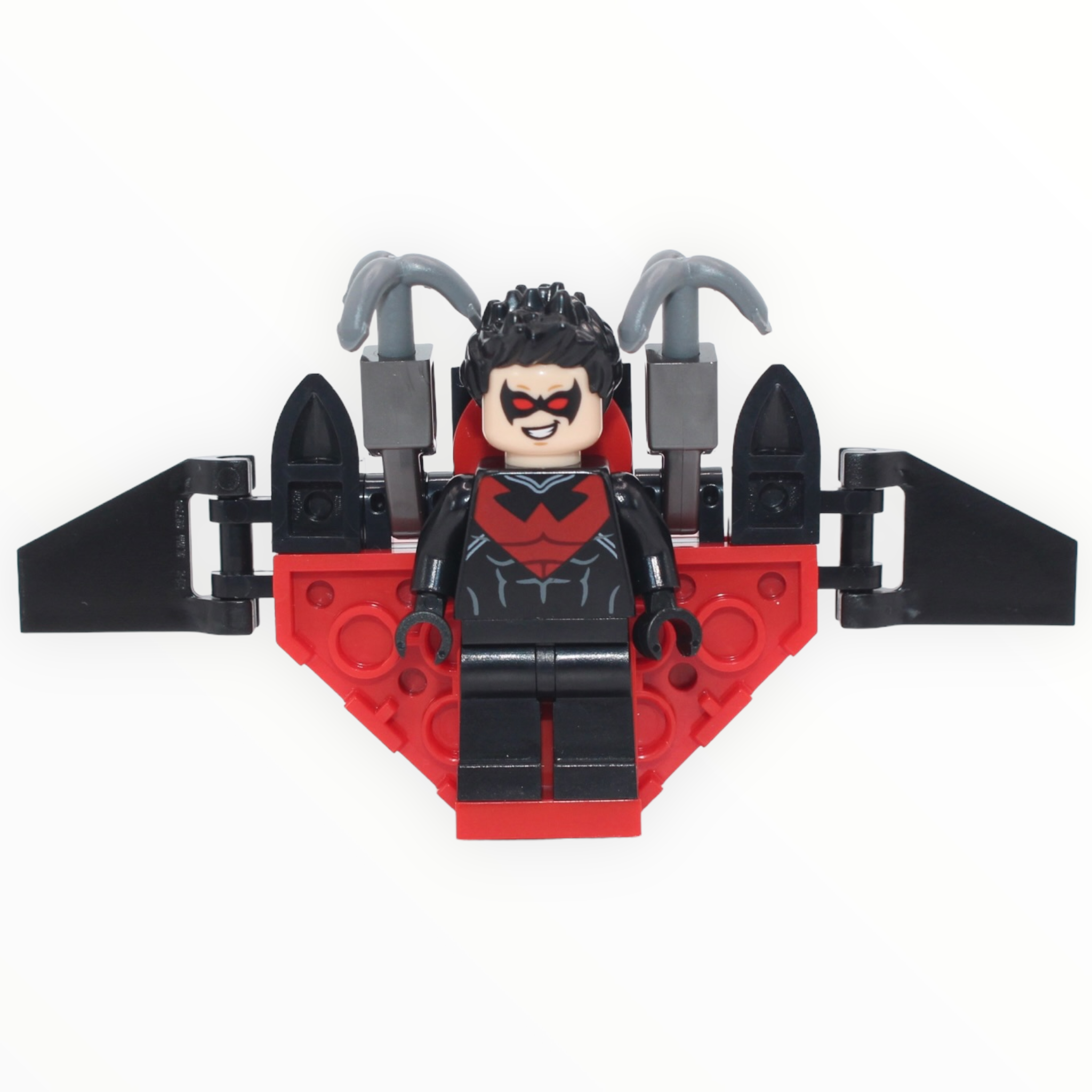 Nightwing (red symbol, jet pack, stickered)