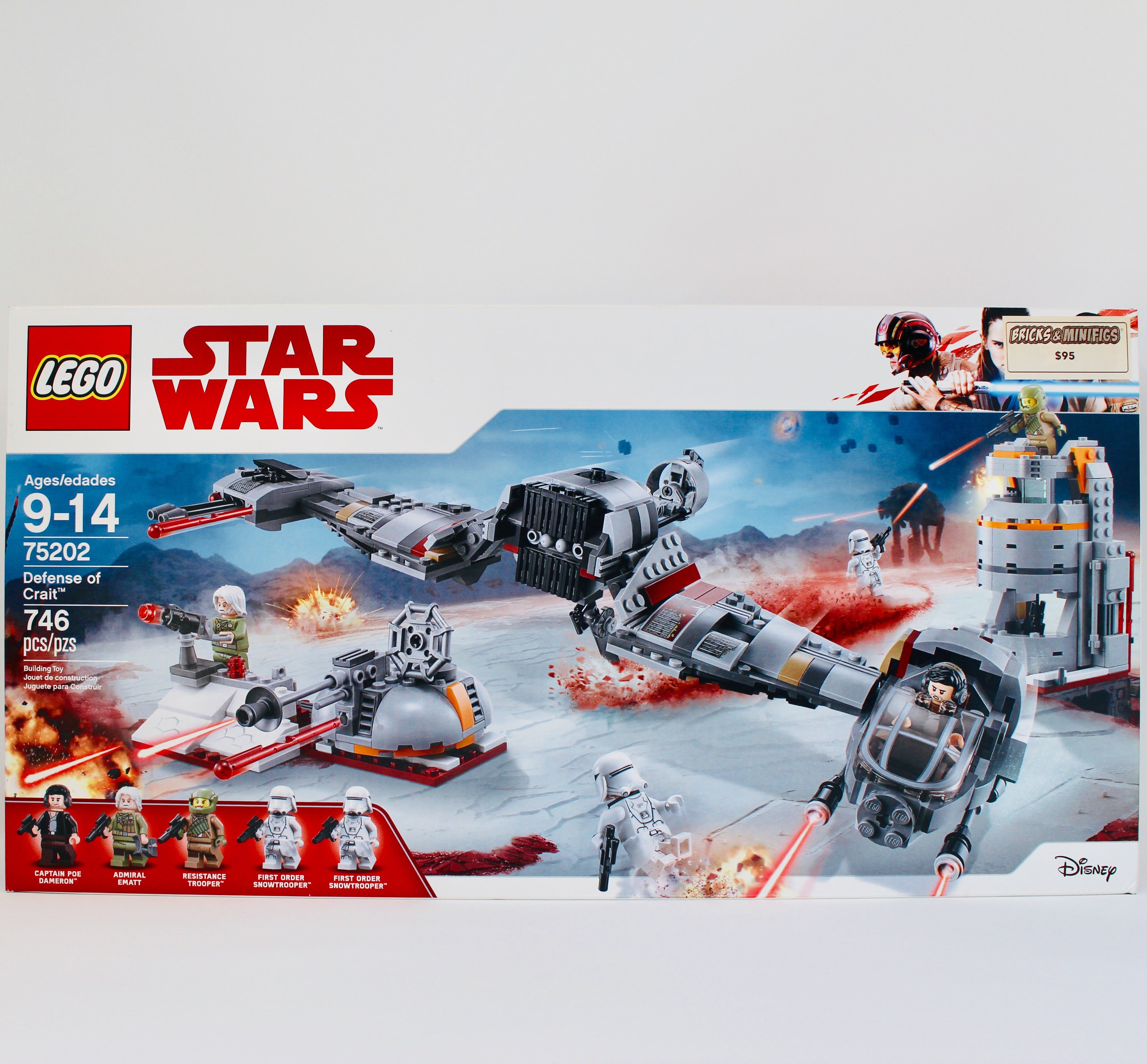 NEW STAR WARS LAST JEDI LEGO SET 75202 DEFENSE OF CRAIT -GET IT