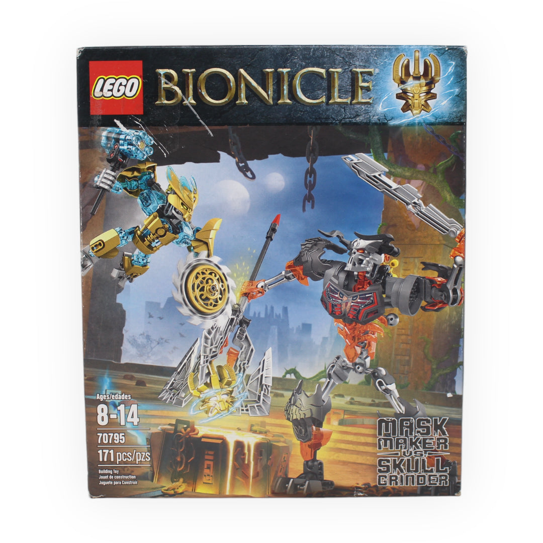 Retired Set 70795 Bionicle Mask Maker vs. Skull Grinder