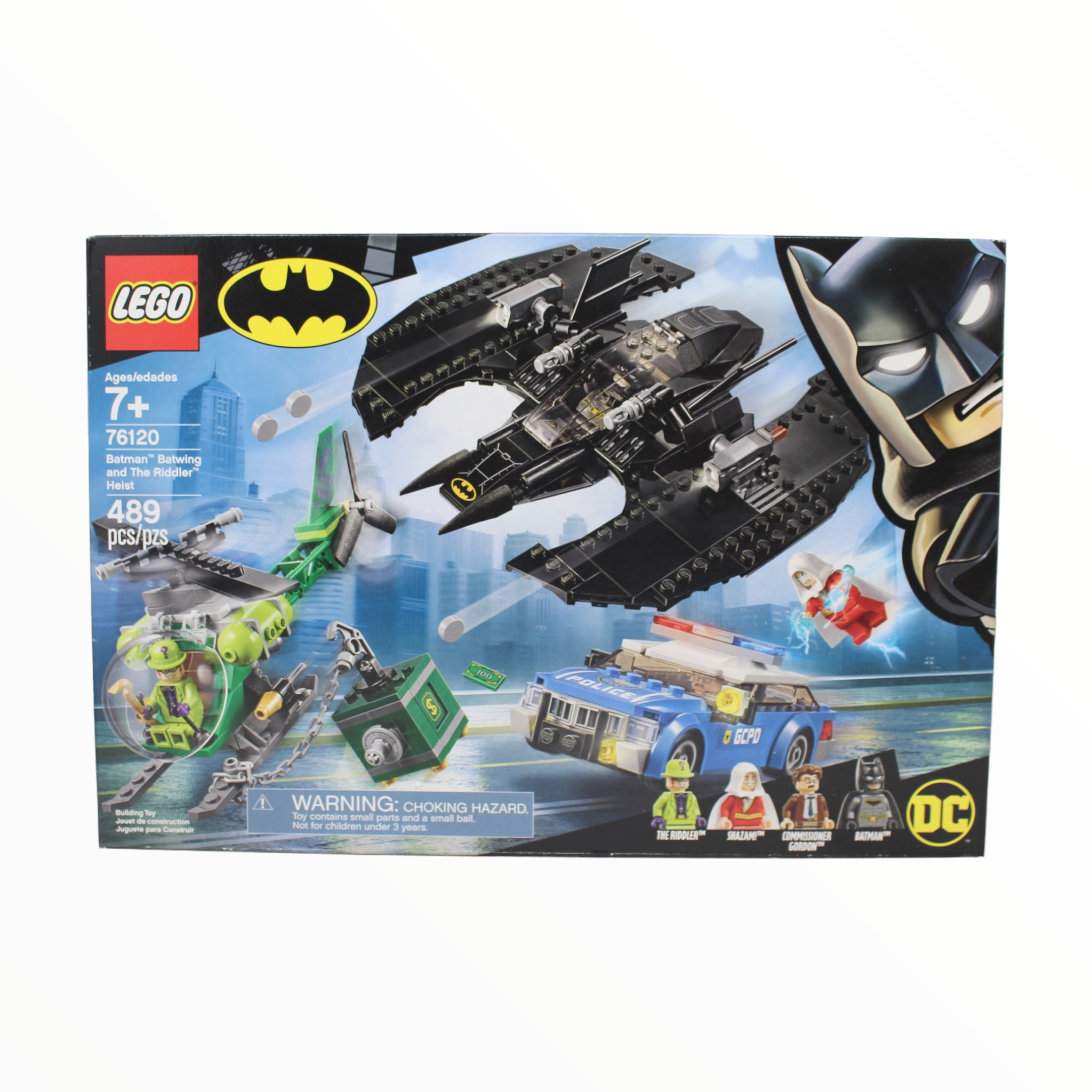 Retired Set 76120 DC Batman Batwing and The Riddler Heist