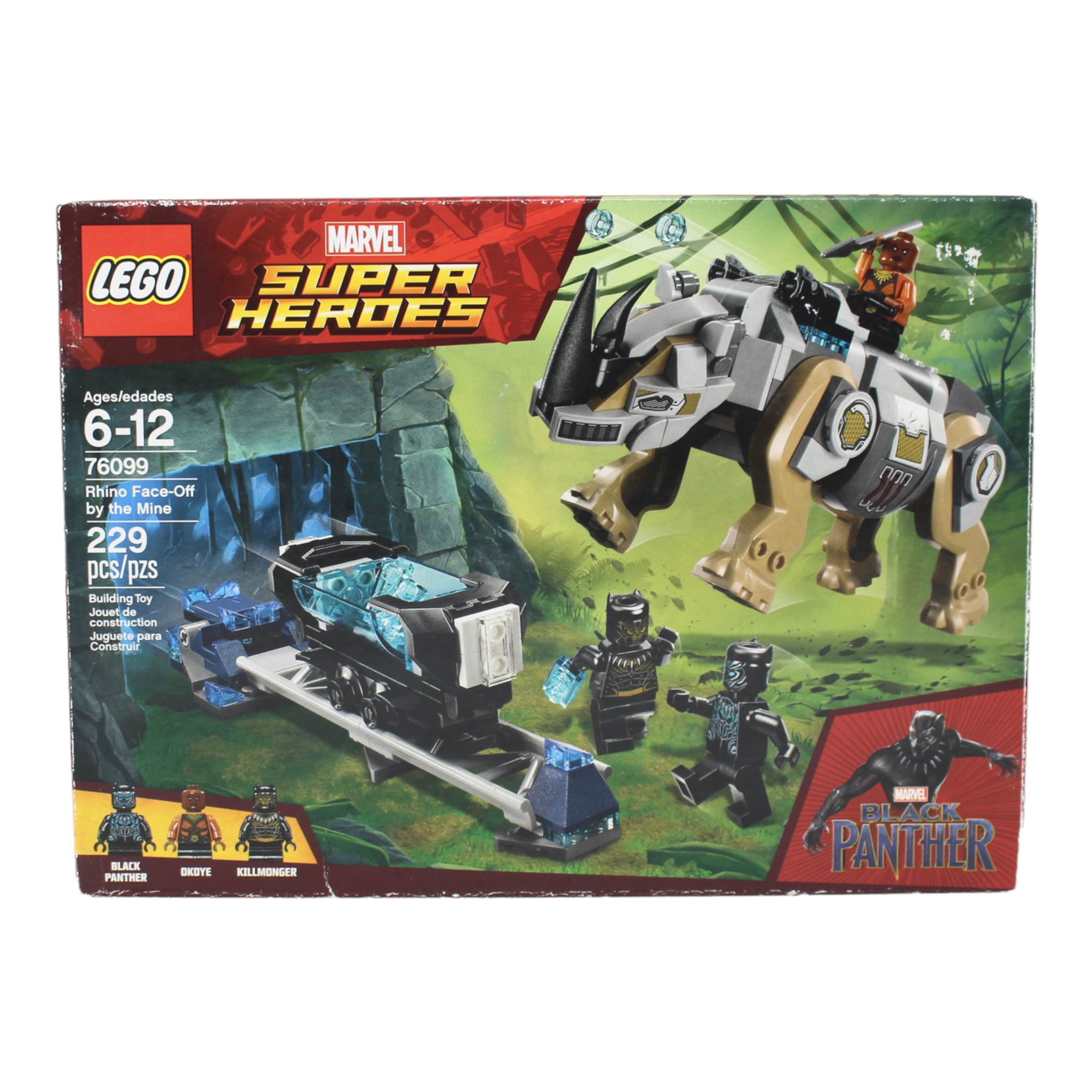Certified Used Set 76099 Marvel Super Heroes Rhino Face-Off by the Mine