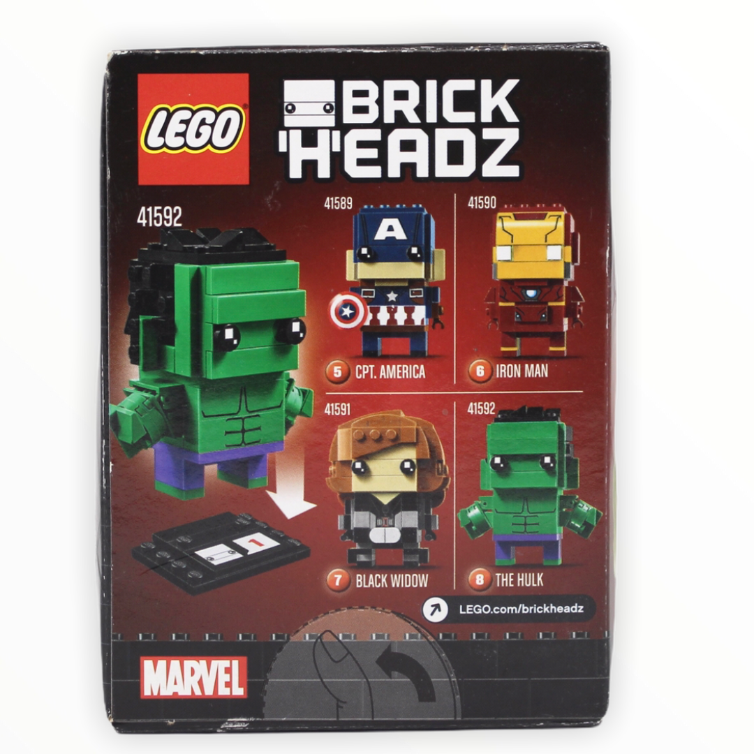 Retired Set 41592 Marvel BrickHeadz The Hulk