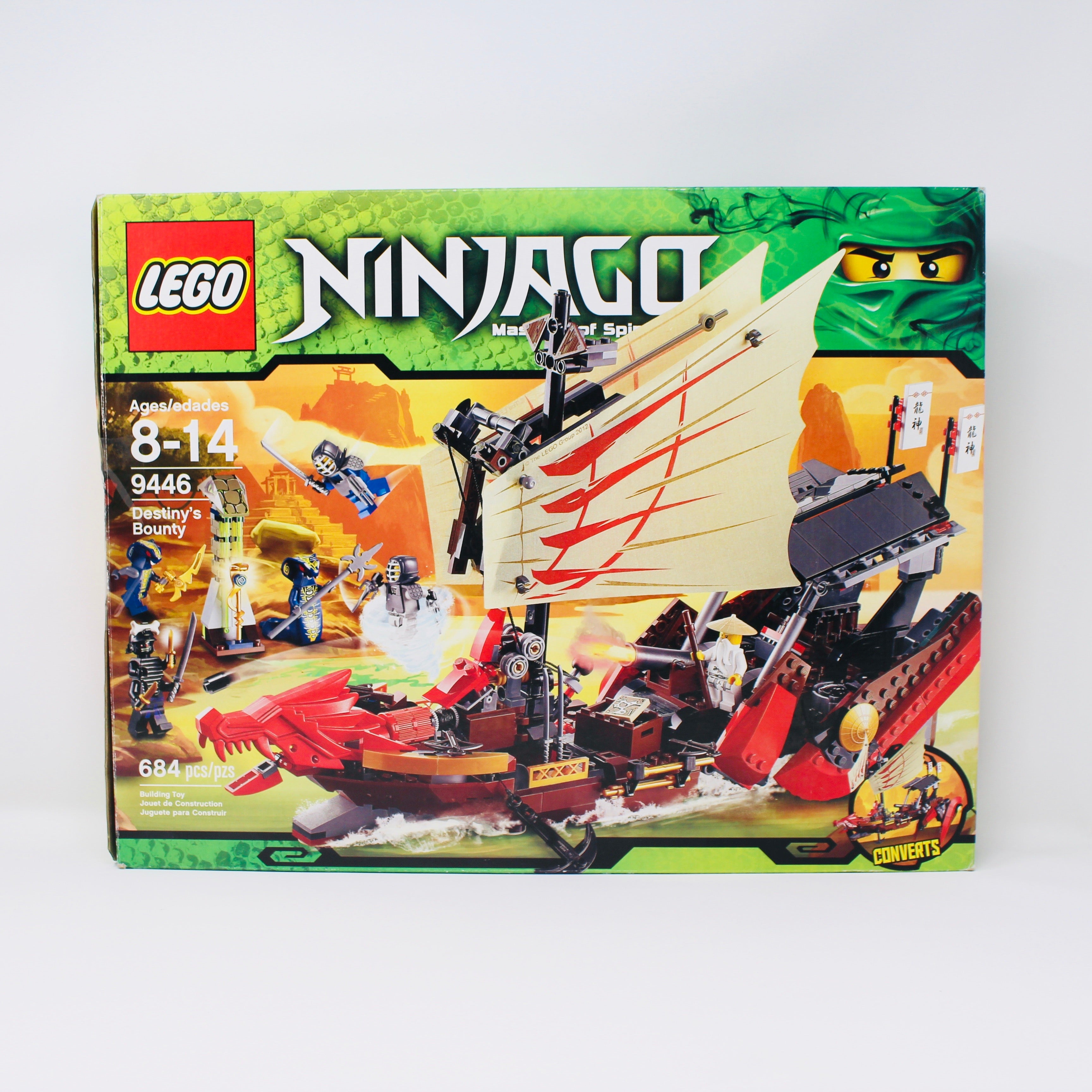 Certified Used Set 9446 Ninjago Destinys Bounty (2012)