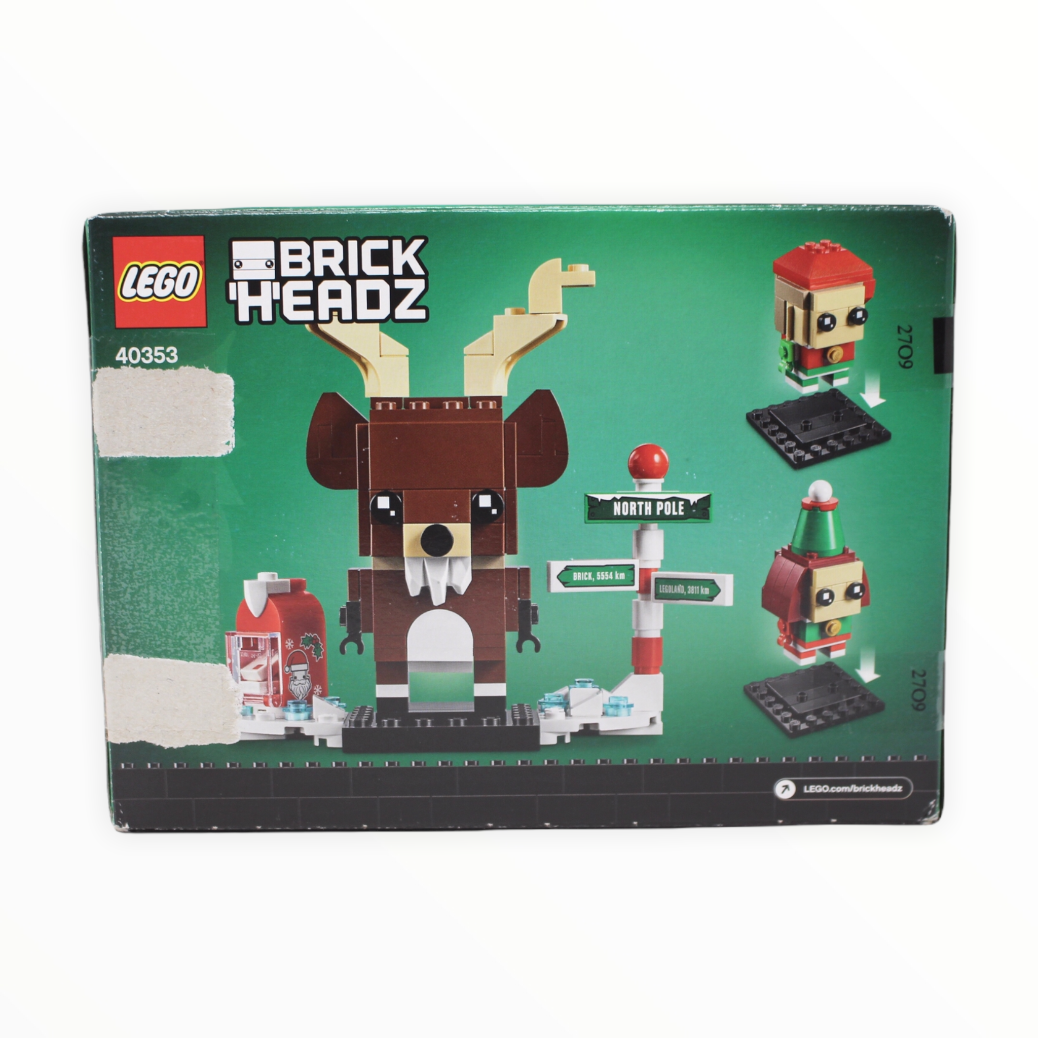 Certified Used Set 40353 BrickHeadz Reindeer, Elf & Elfie