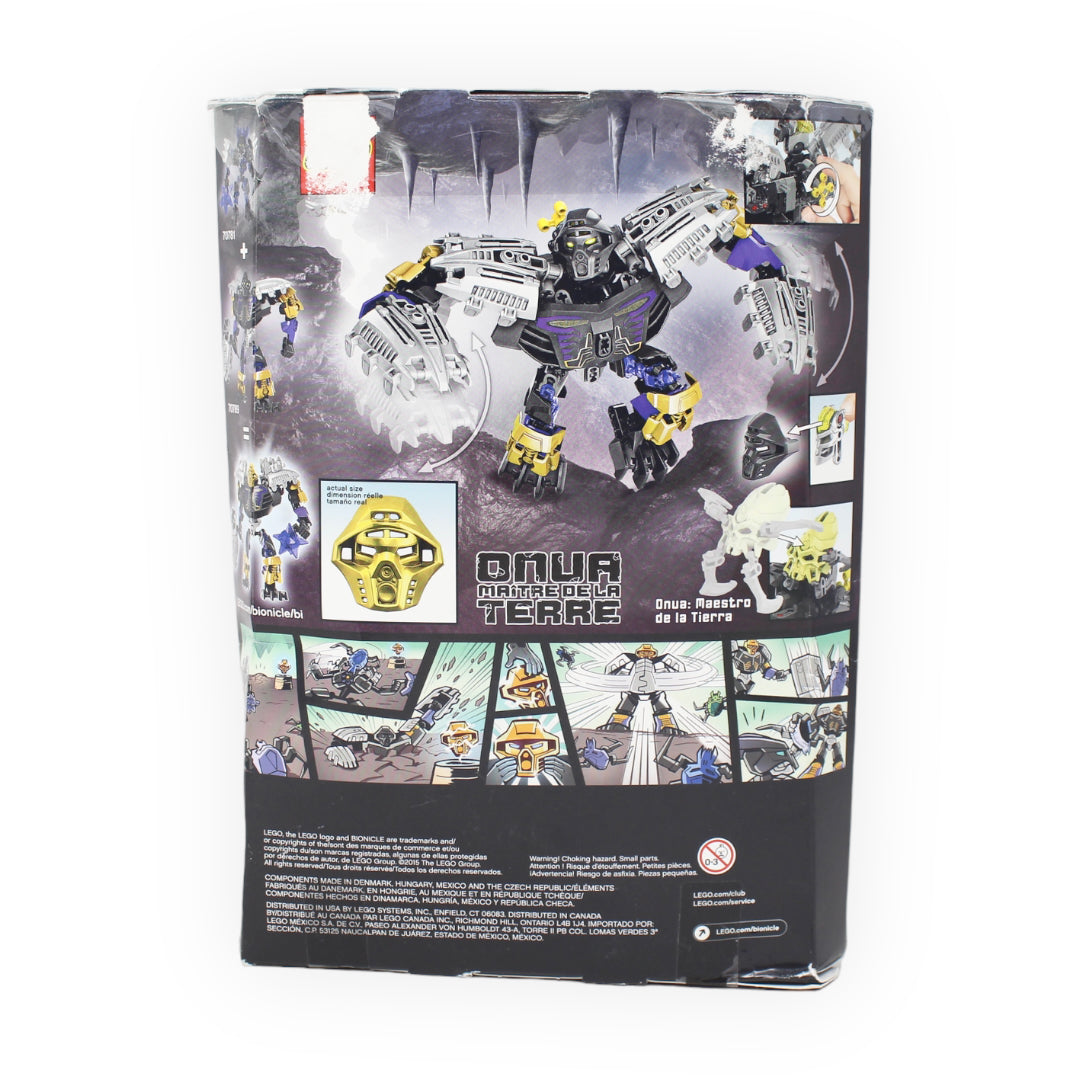 Certified Used Set 70789 Bionicle Onua Master of Earth