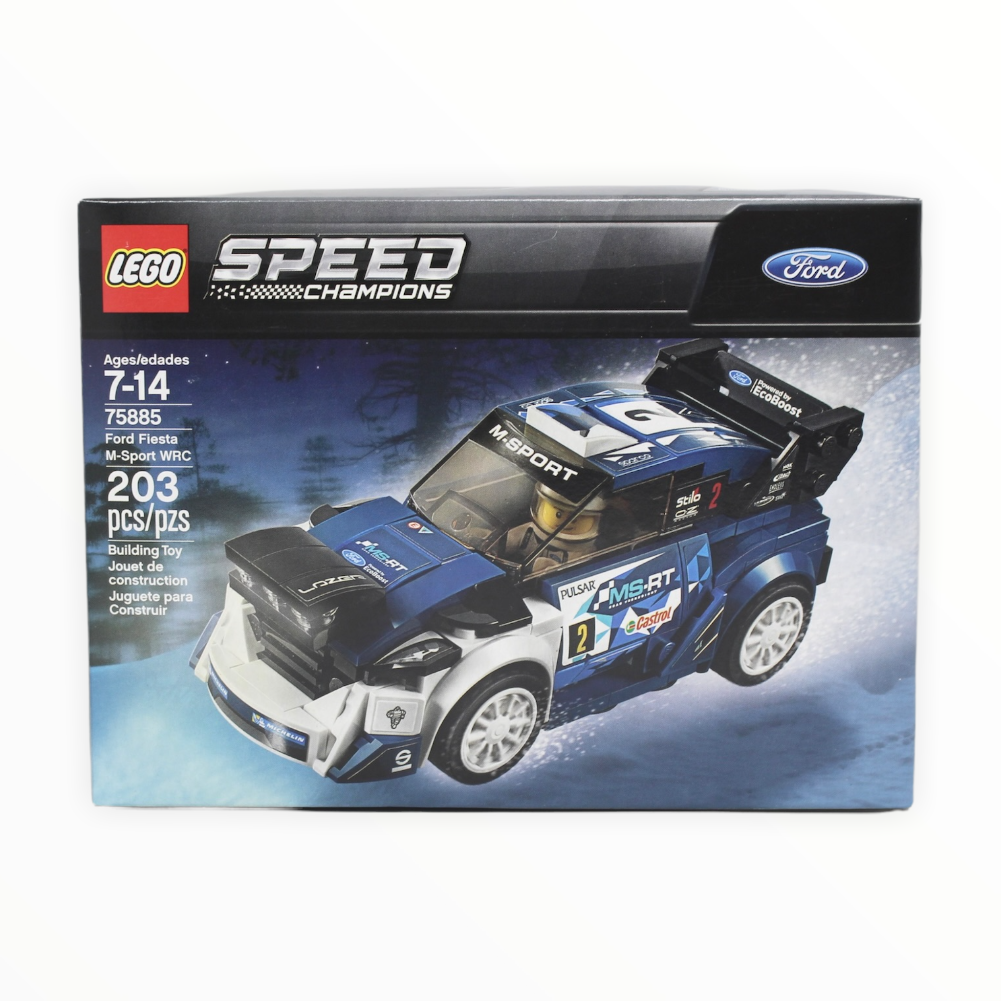 Retired Set 75885 Speed Champions Ford Fiesta M-Sport WRC