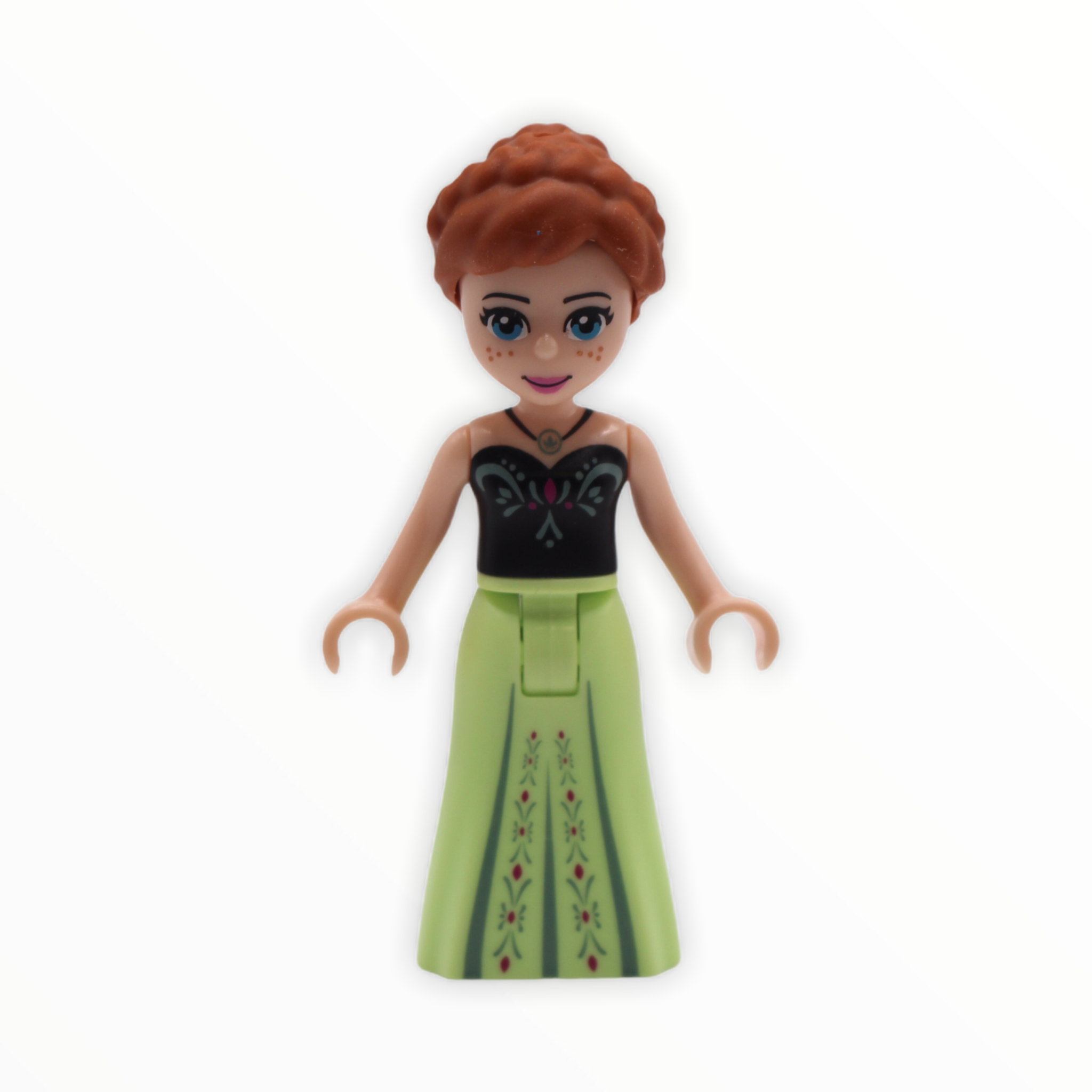 Anna (light green dress, black top)