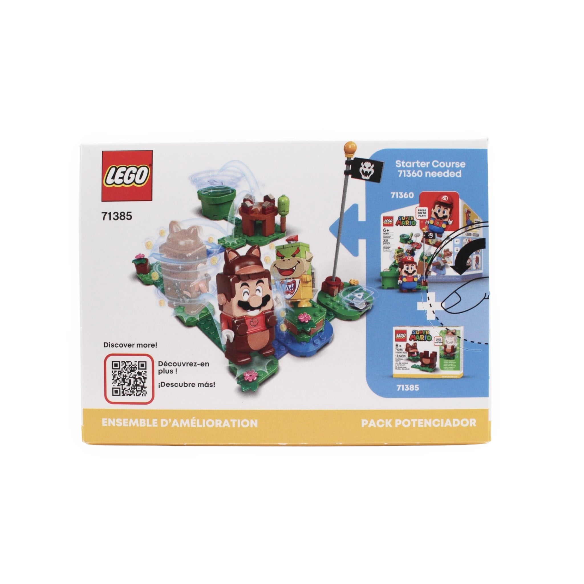 Retired Set 71385 Super Mario Tanooki Mario Power-Up Pack