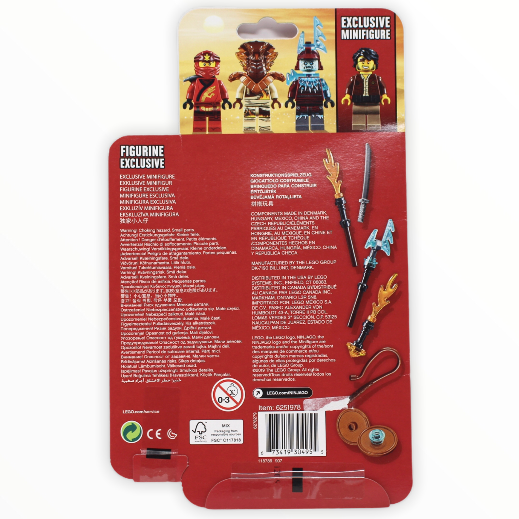 Ninjago hotsell 2019 minifigures