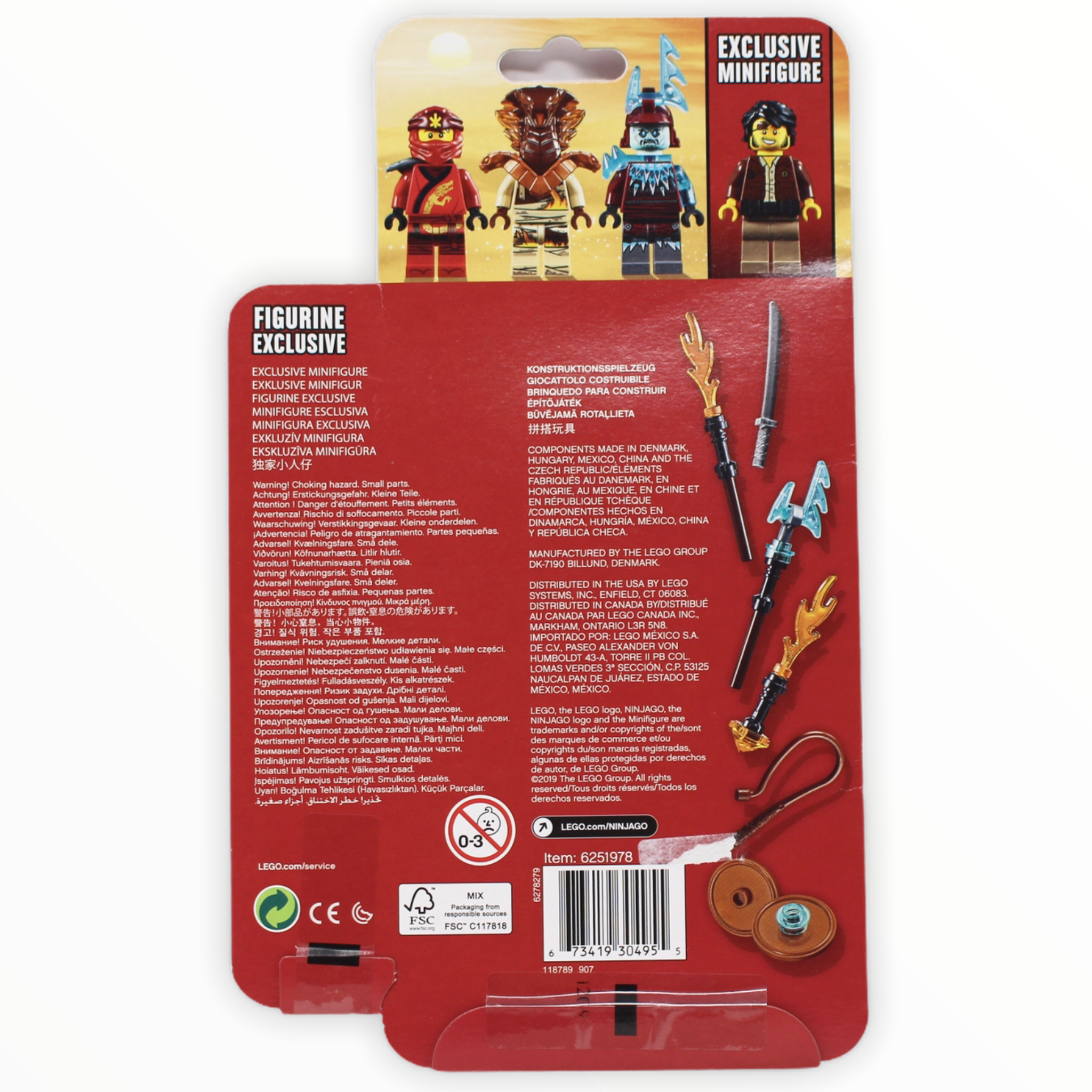 Retired Set 40342 Ninjago 2019 Minifigure Set