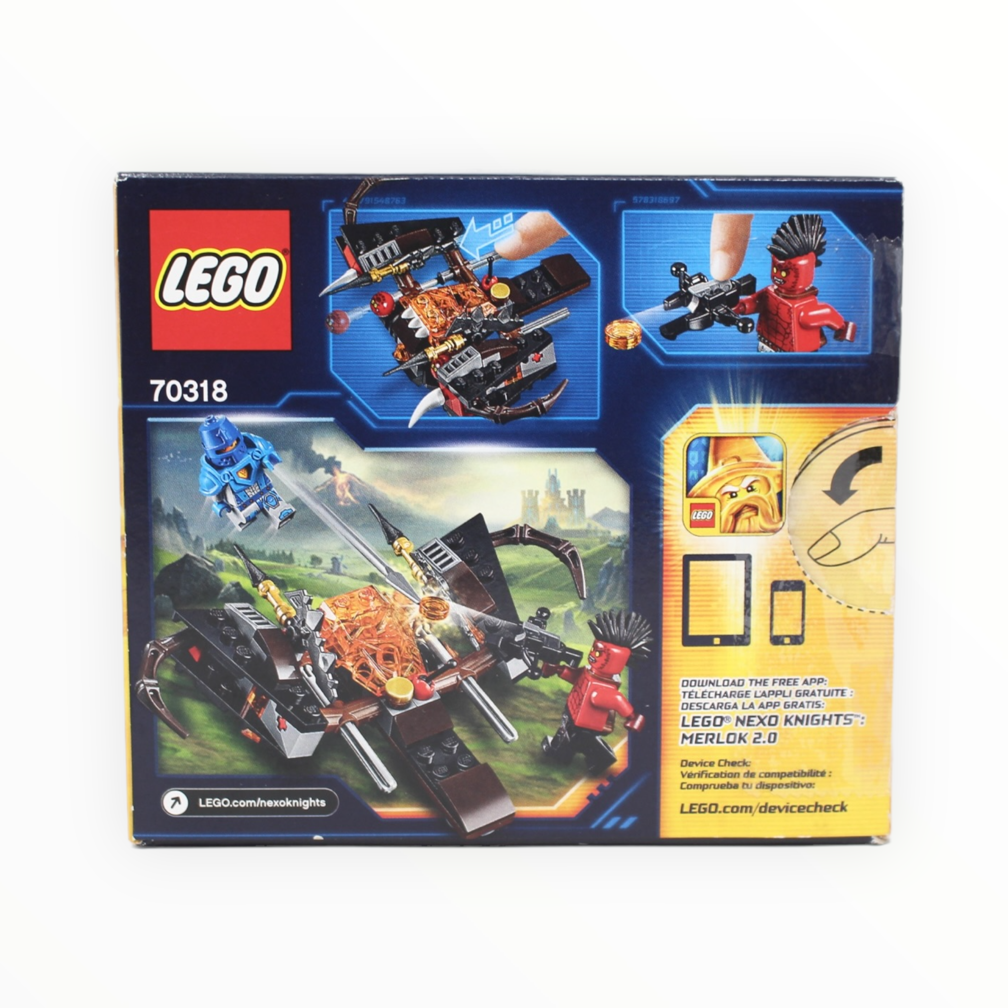 Certified Used Set 70318 Nexo Knights The Glob Lobber
