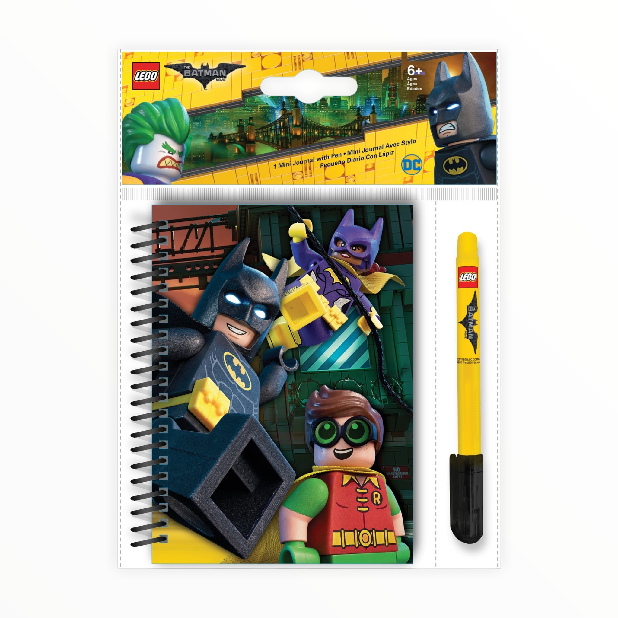 LEGO Batman Movie Mini Journal with Gel Pen