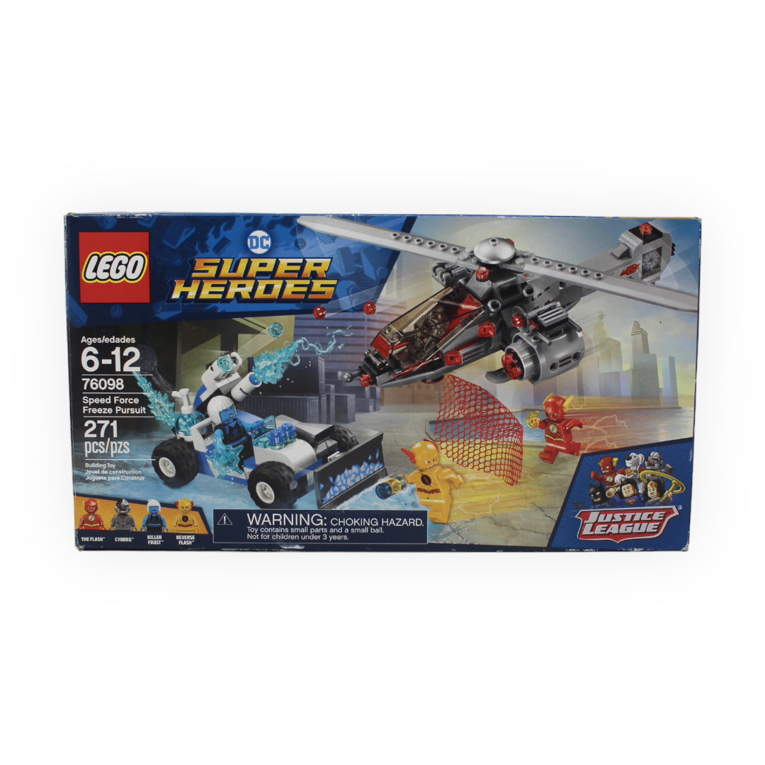 Certified Used Set 76098 DC Super Heroes Speed Force Freeze Pursuit