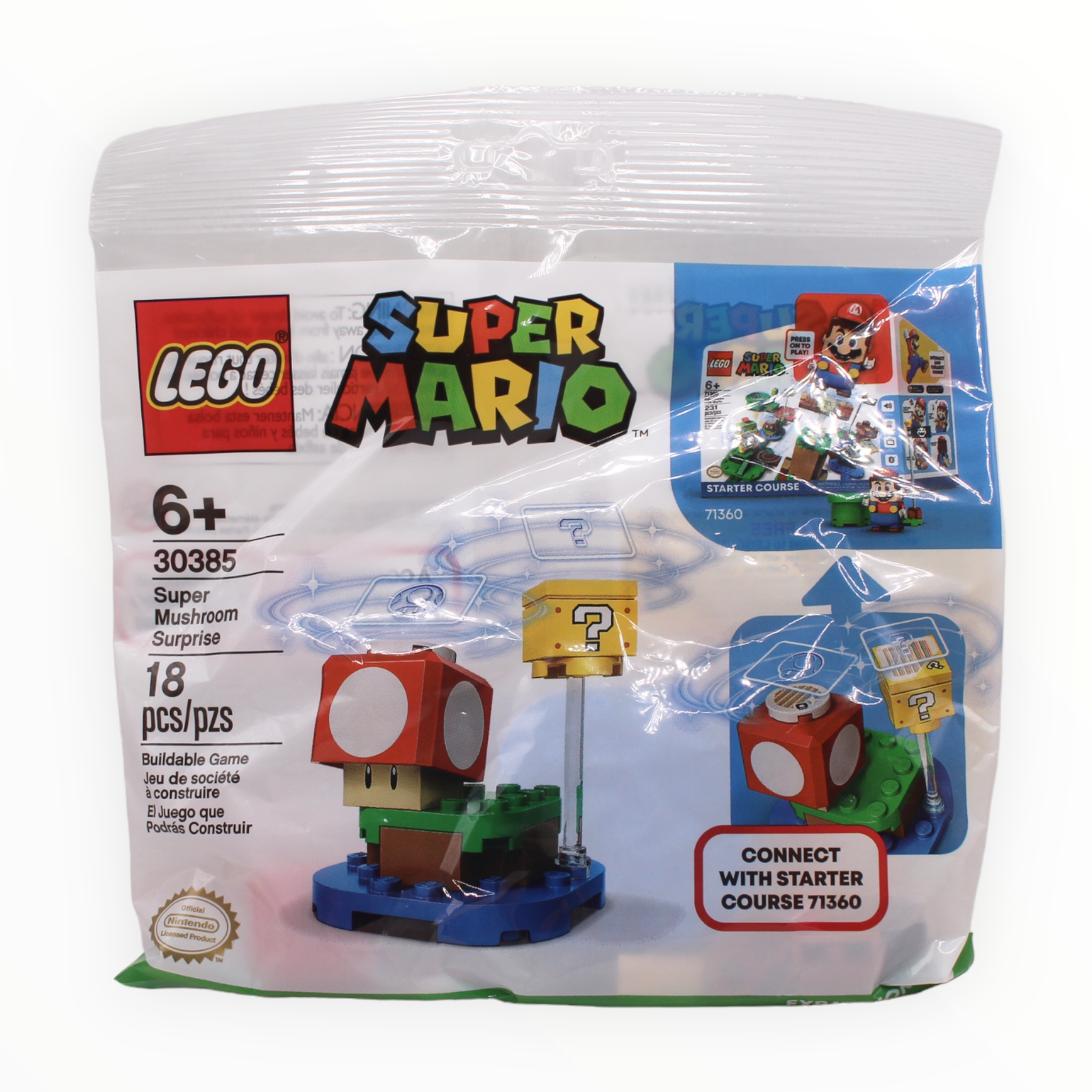 Polybag 30385 Super Mario Super Mushroom Surprise Expansion Set