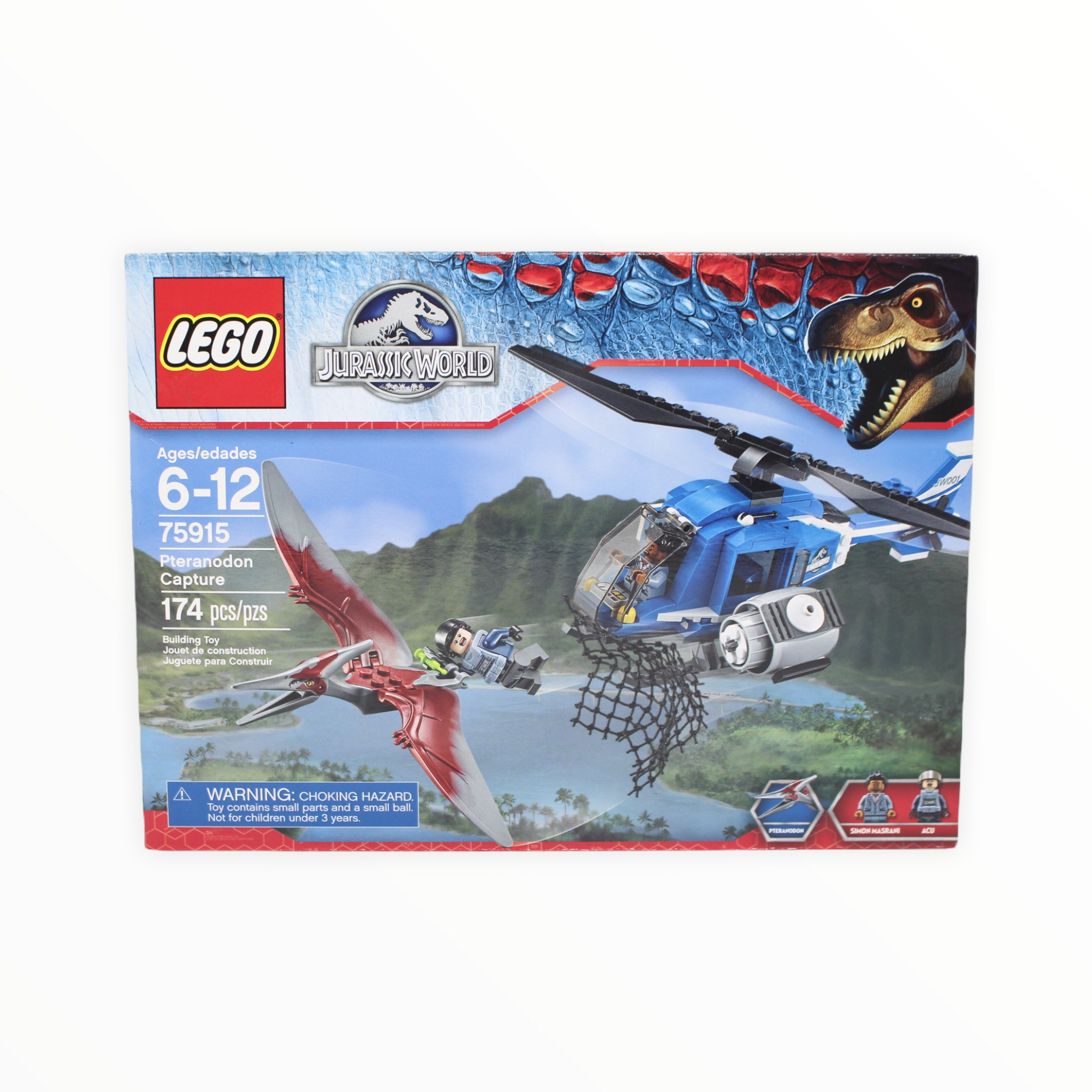 Retired Set 75915 Jurassic World Pteranodon Capture
