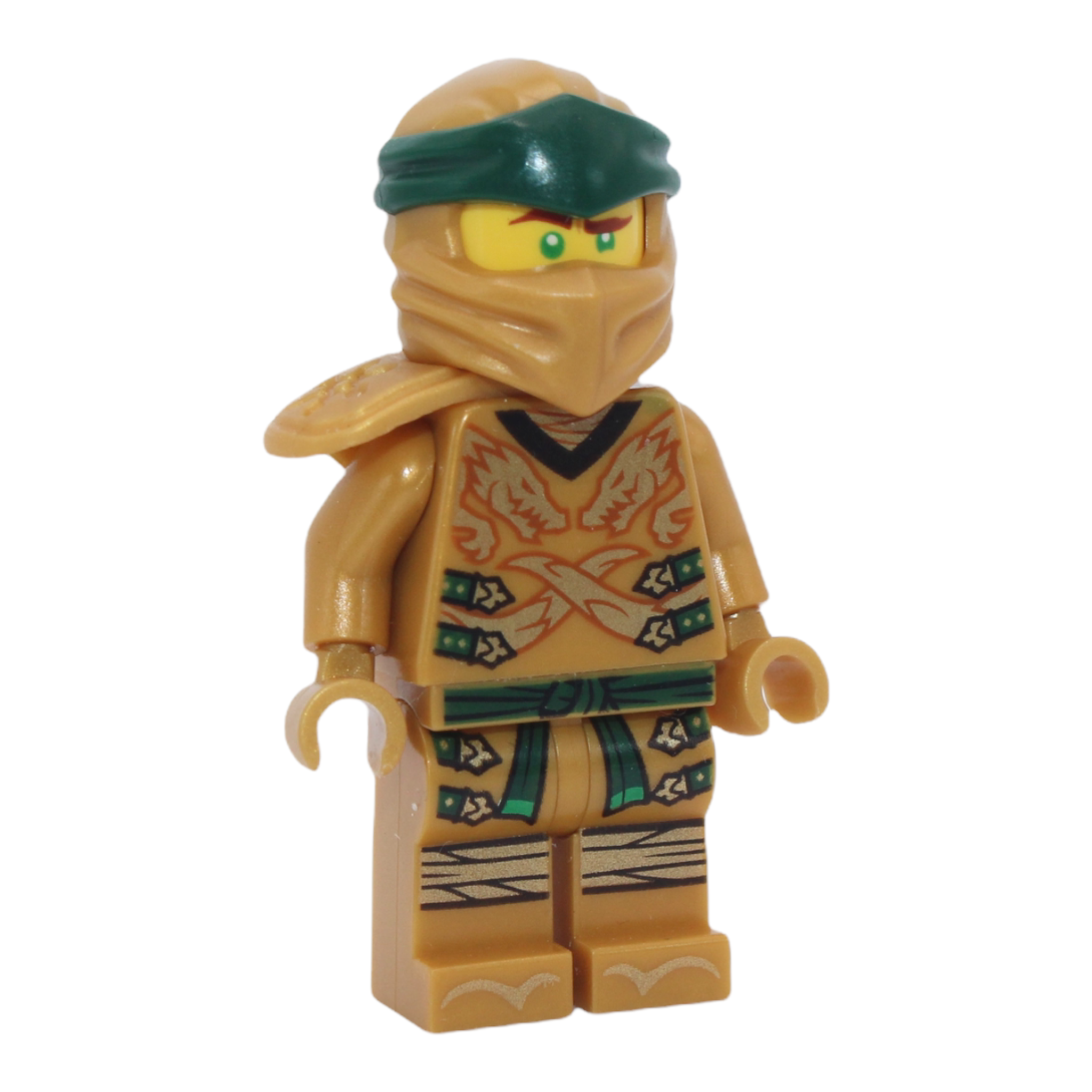 Golden Ninja Lloyd (Legacy, yellow head, shoulder armor)